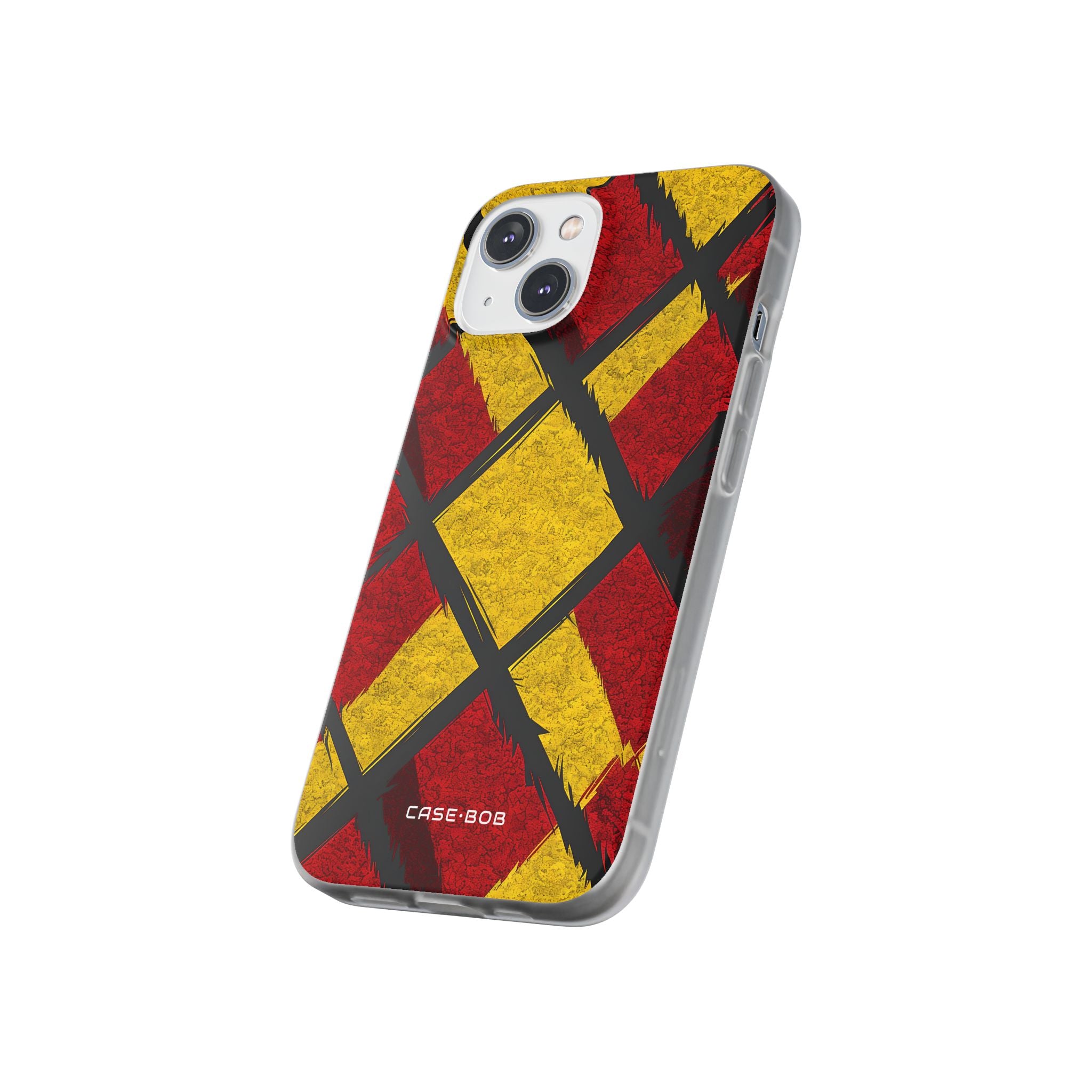 Cracked Diamond Grid iPhone 14 - Soft Case
