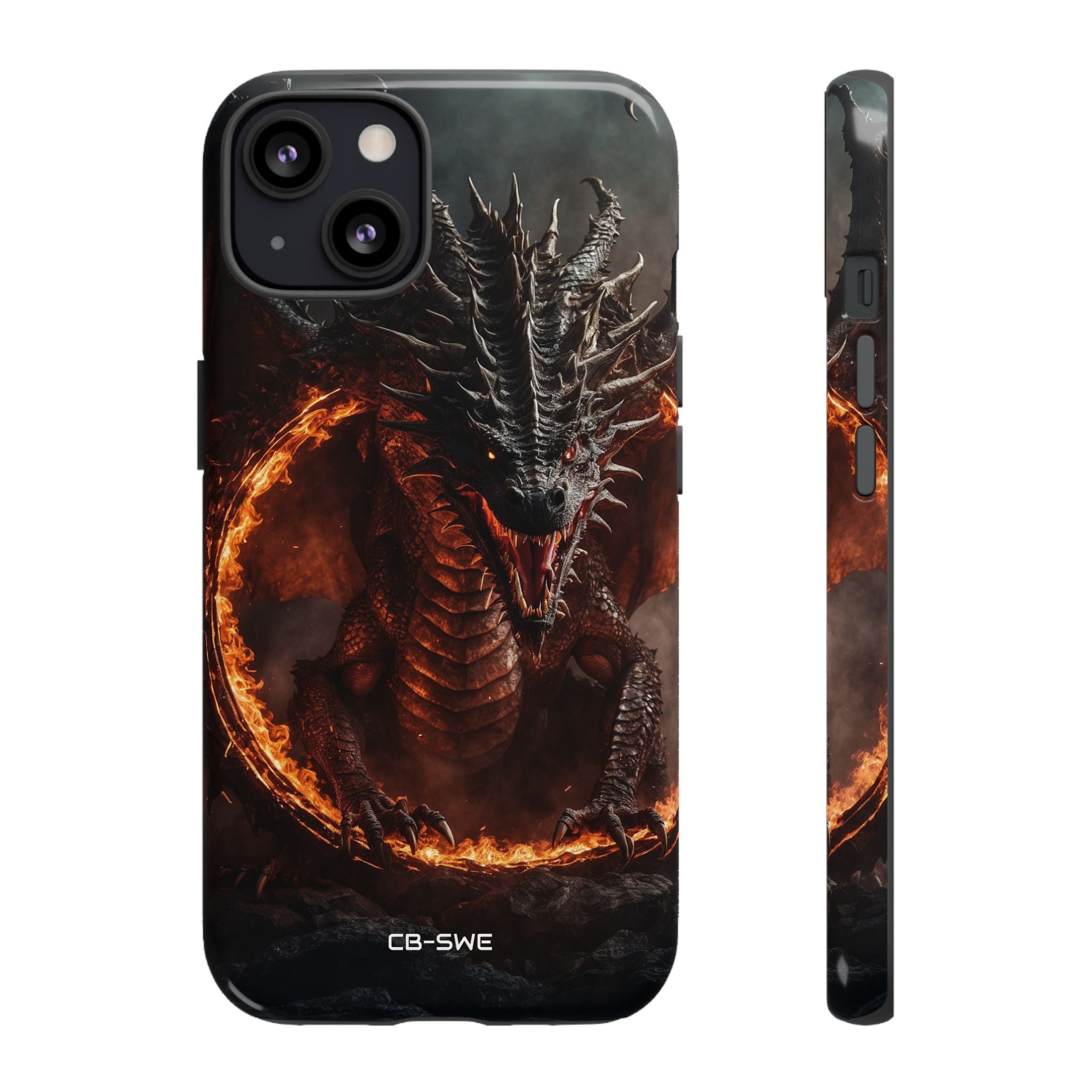 Fiery Dragon Roars - iPhone Case