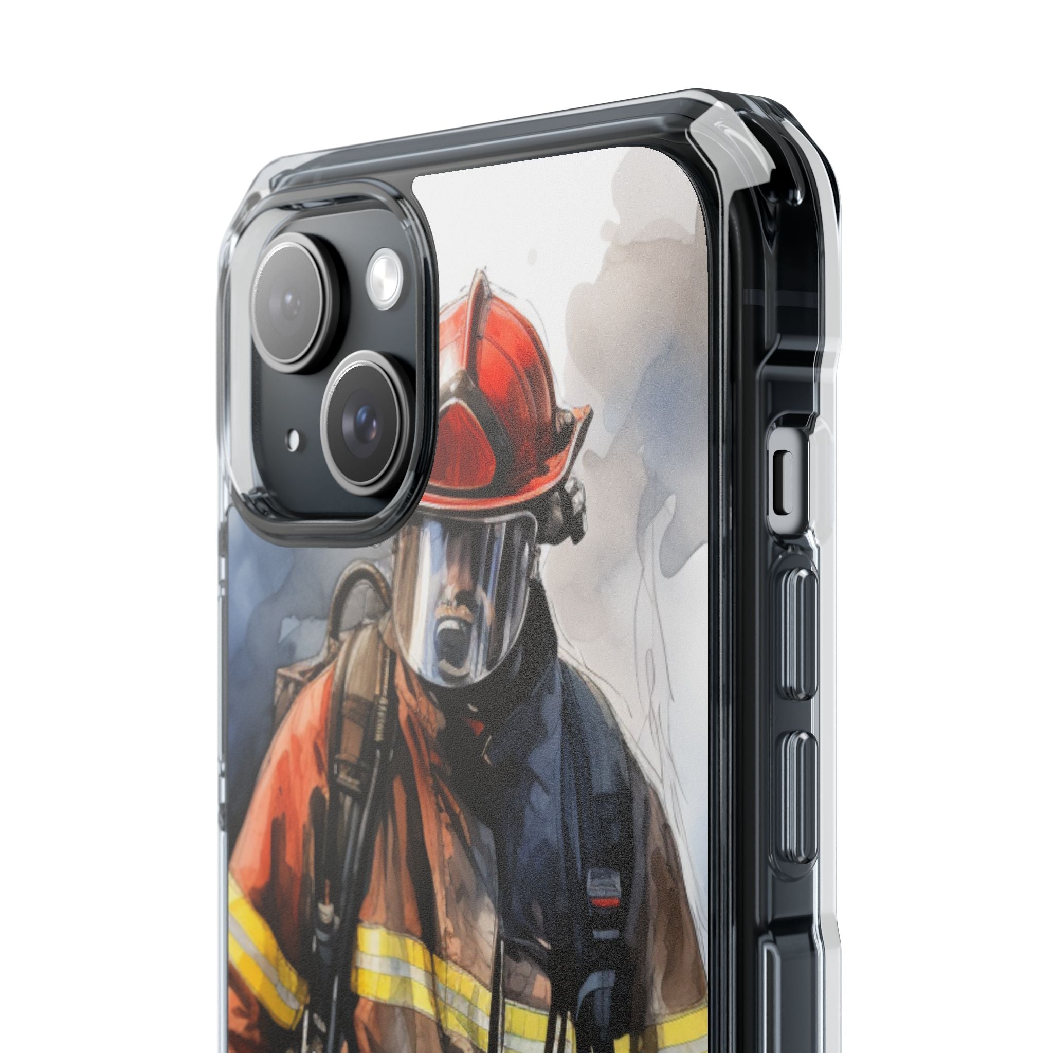 Firefighter In Motion iPhone Case - Impact