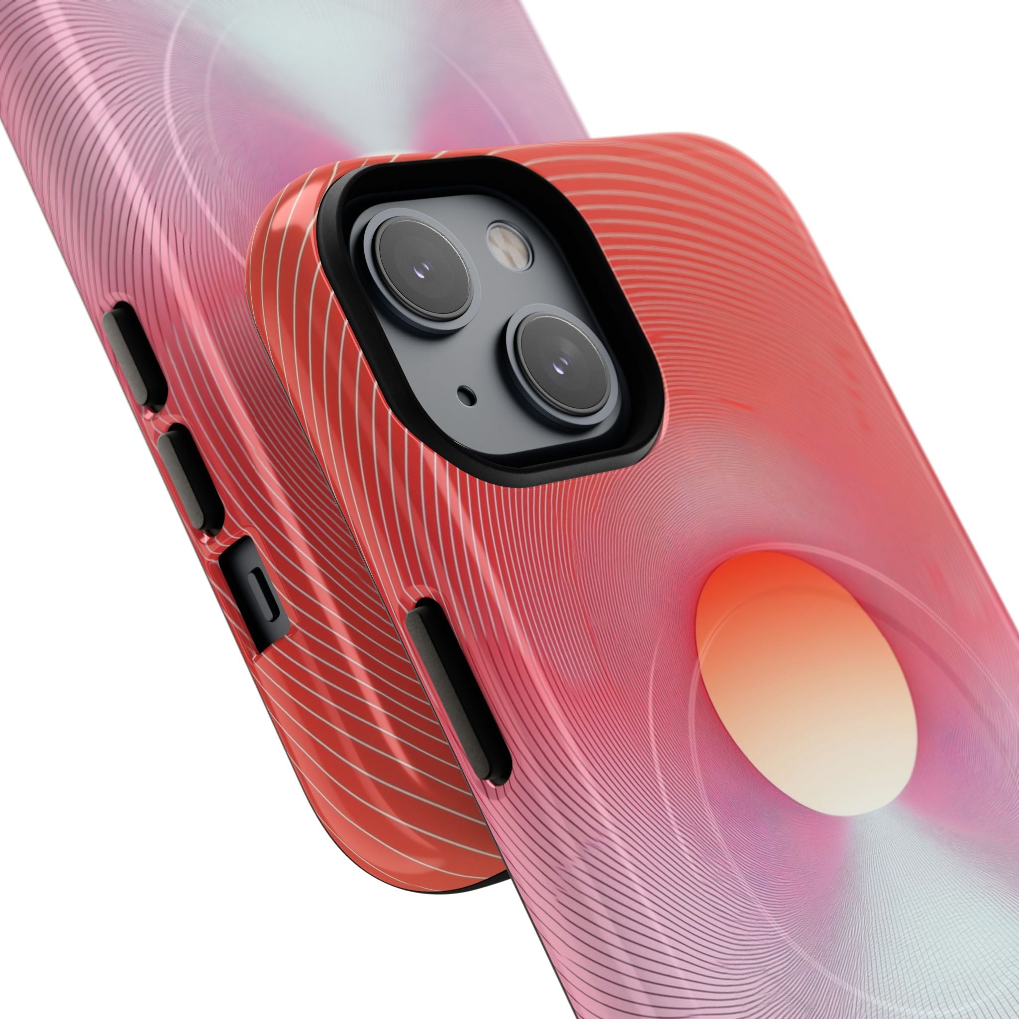 Orange Portal iPhone 14 Case - Tough+