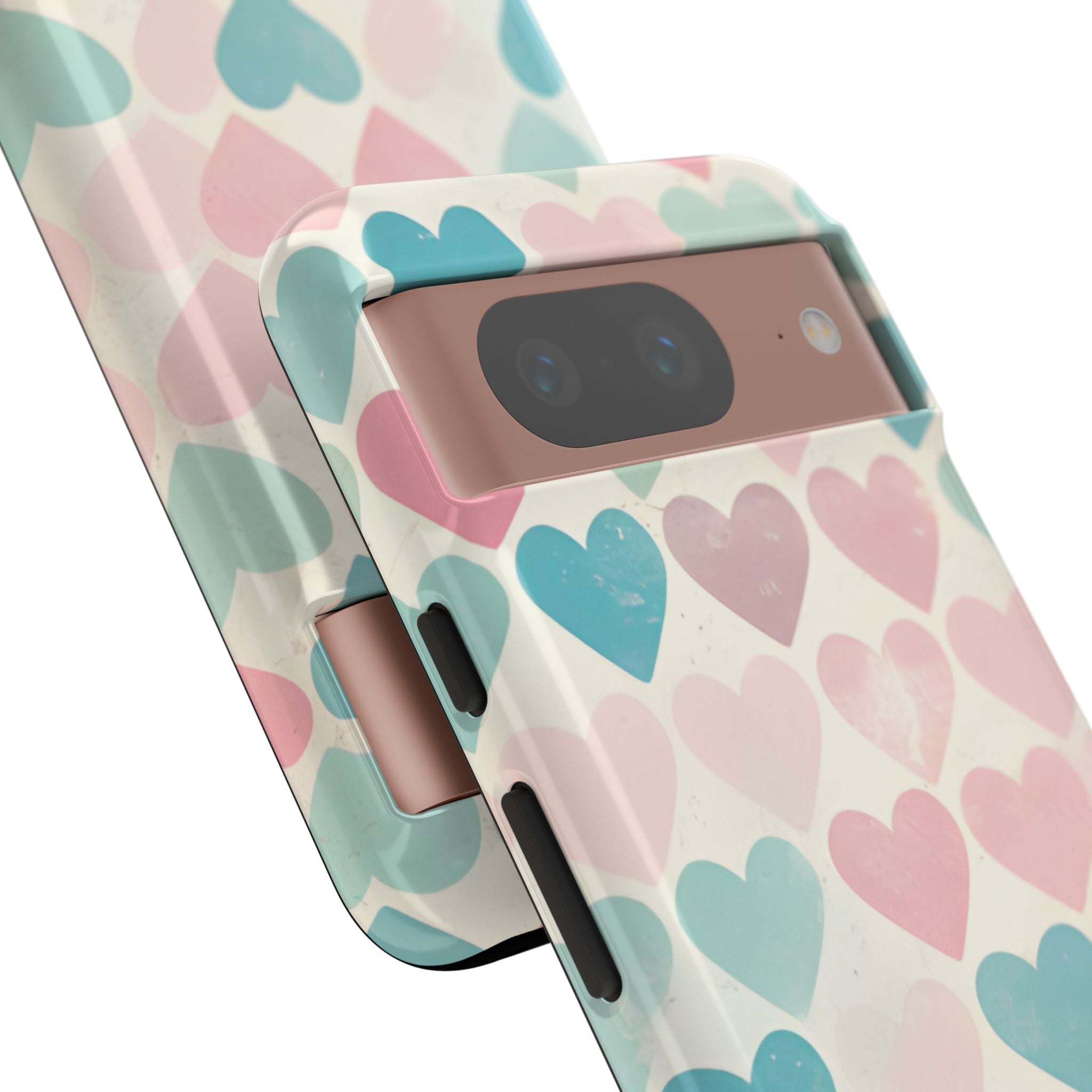 Retro Hearts Symmetry - Google Pixel Case