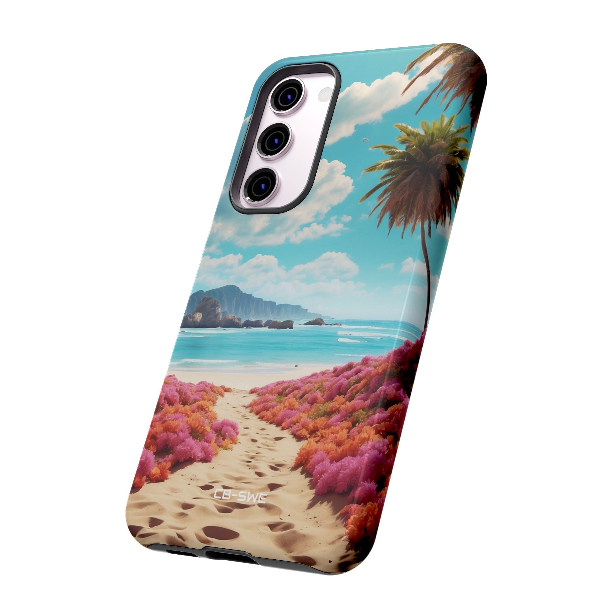 Tropical Flowers Frame - Samsung Case