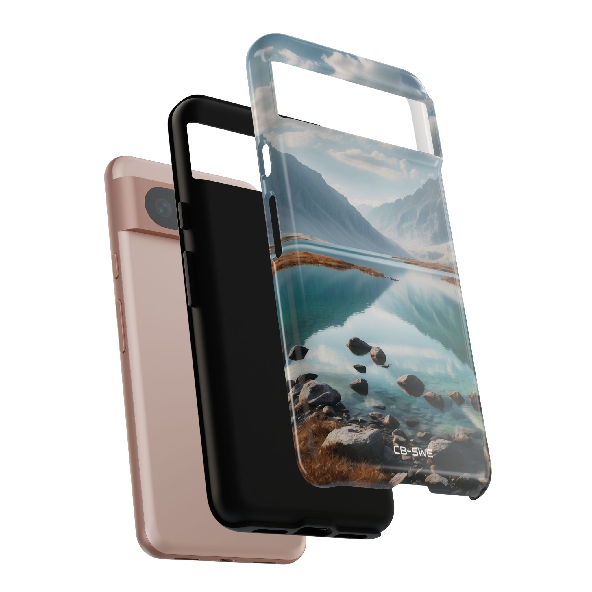 Mountain Reflections Swim - Google Pixel Case