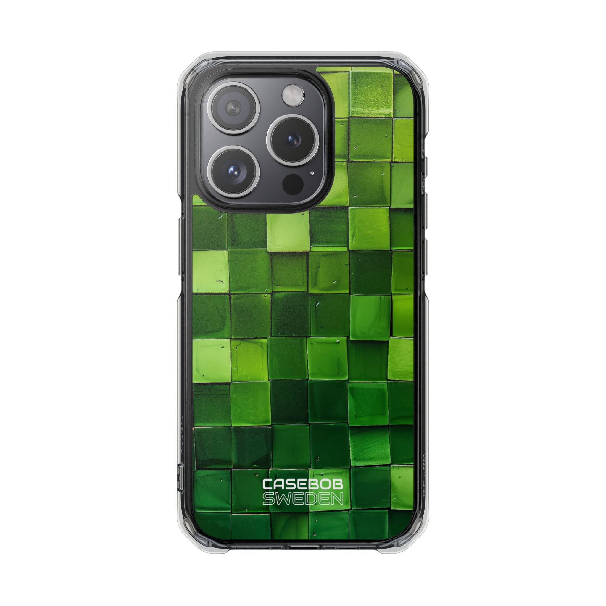 Green Tile Harmony iPhone 15 - Impact Clear+
