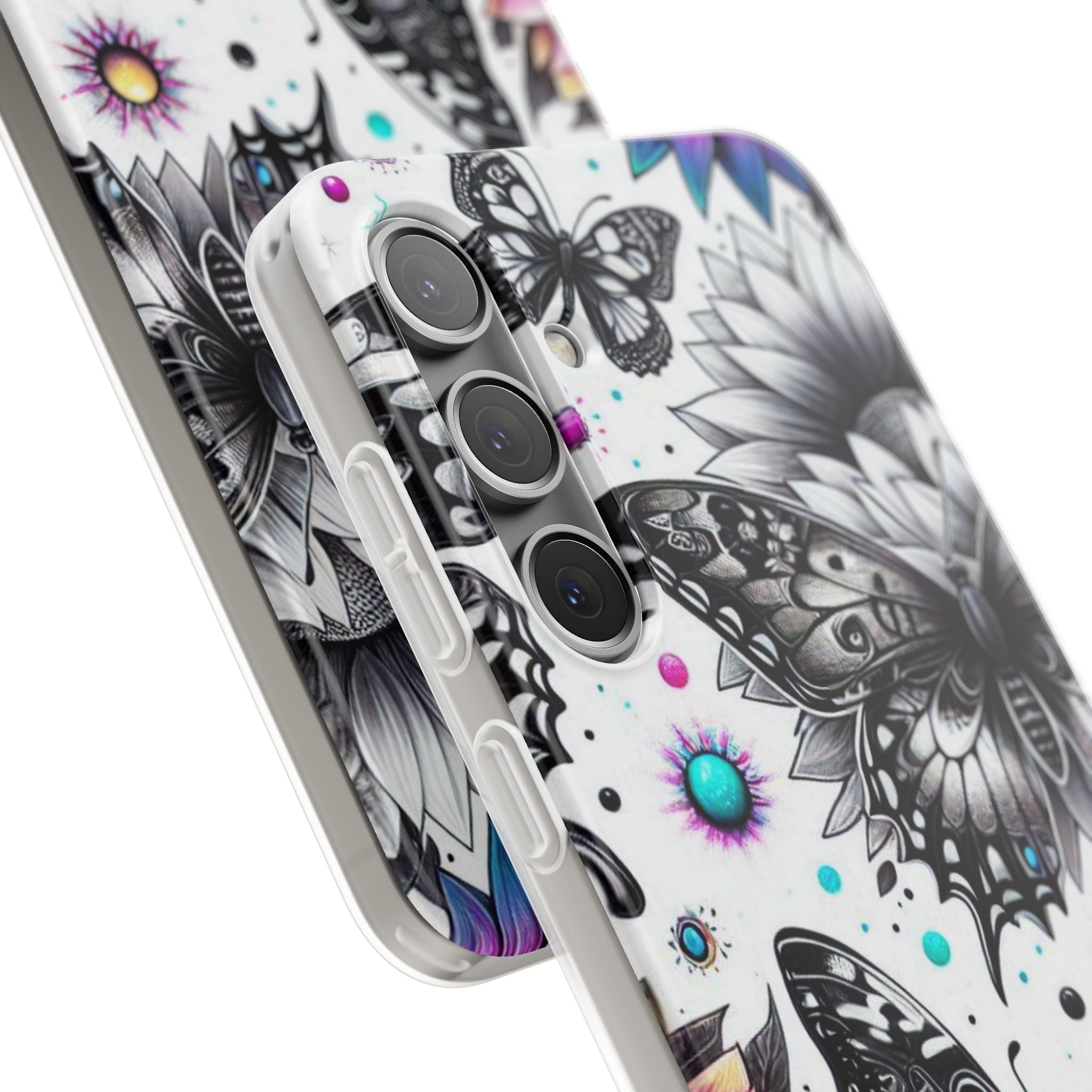Butterfly Bloom Samsung S24 Plus Case - Soft