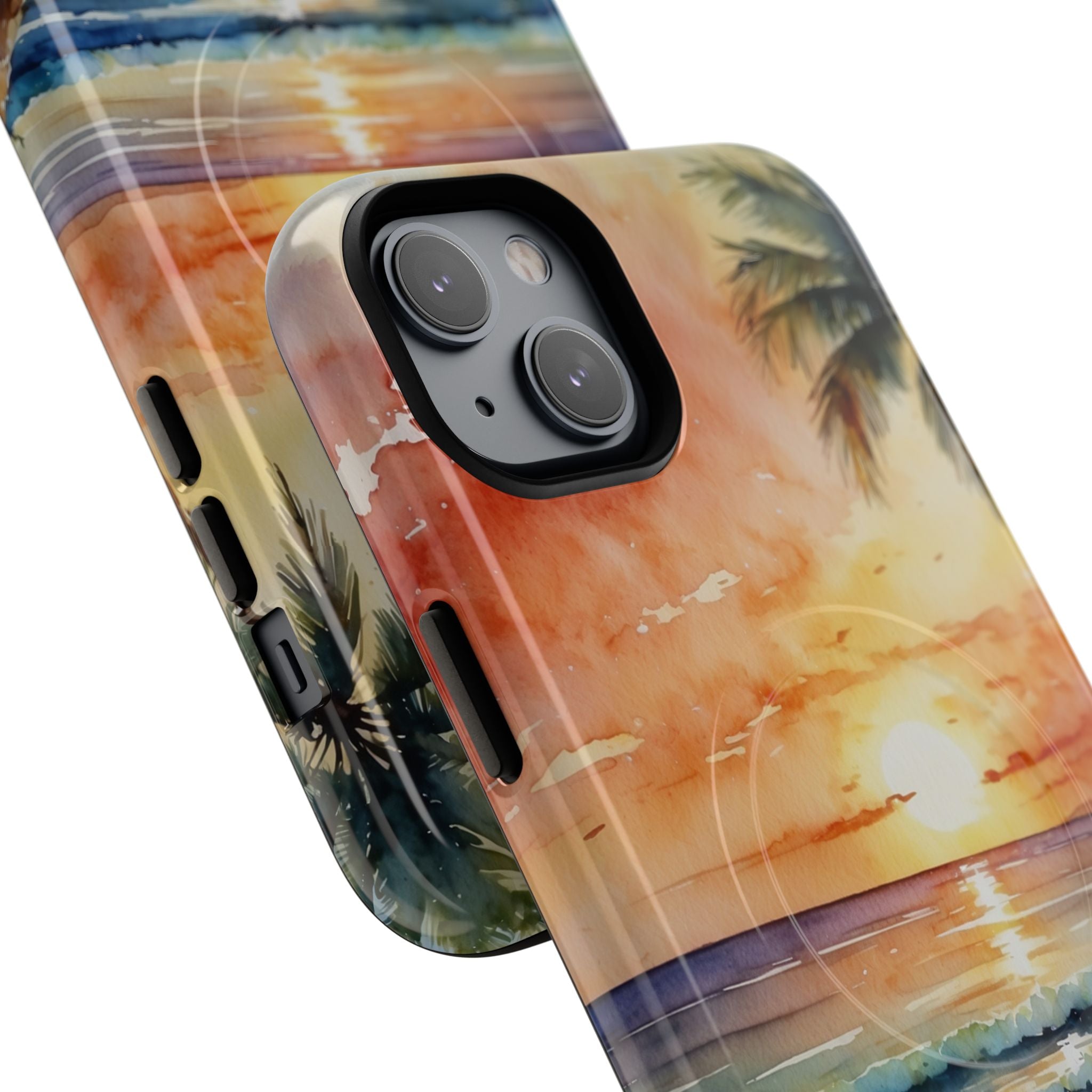 Sunset Palm iPhone 14 Plus Case - Tough+