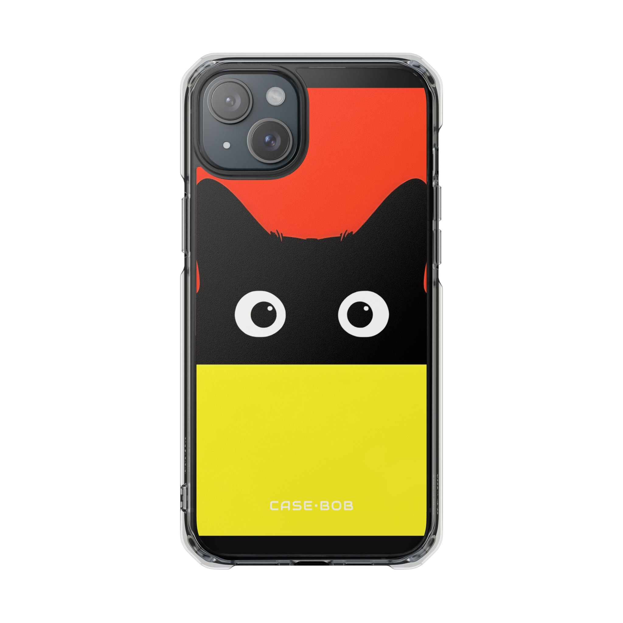 Peekaboo Cat Crimson iPhone 15 Plus Case - Impact