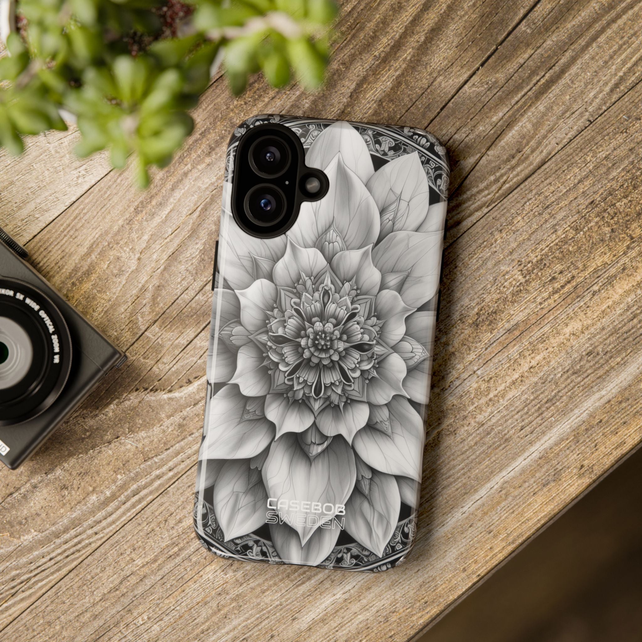 Cosmic Floral Mandala iPhone 16 - Tough
