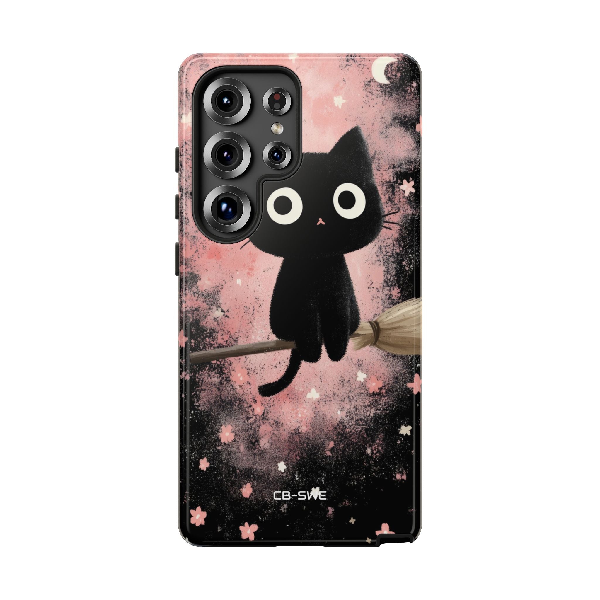 Whimsical Cat Soars - Samsung Case