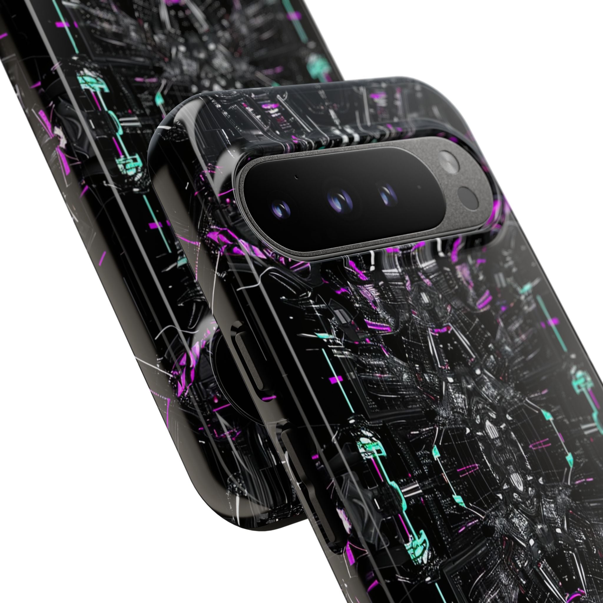 Cybernetic Neon Nexus Google Pixel 9 - Resistente