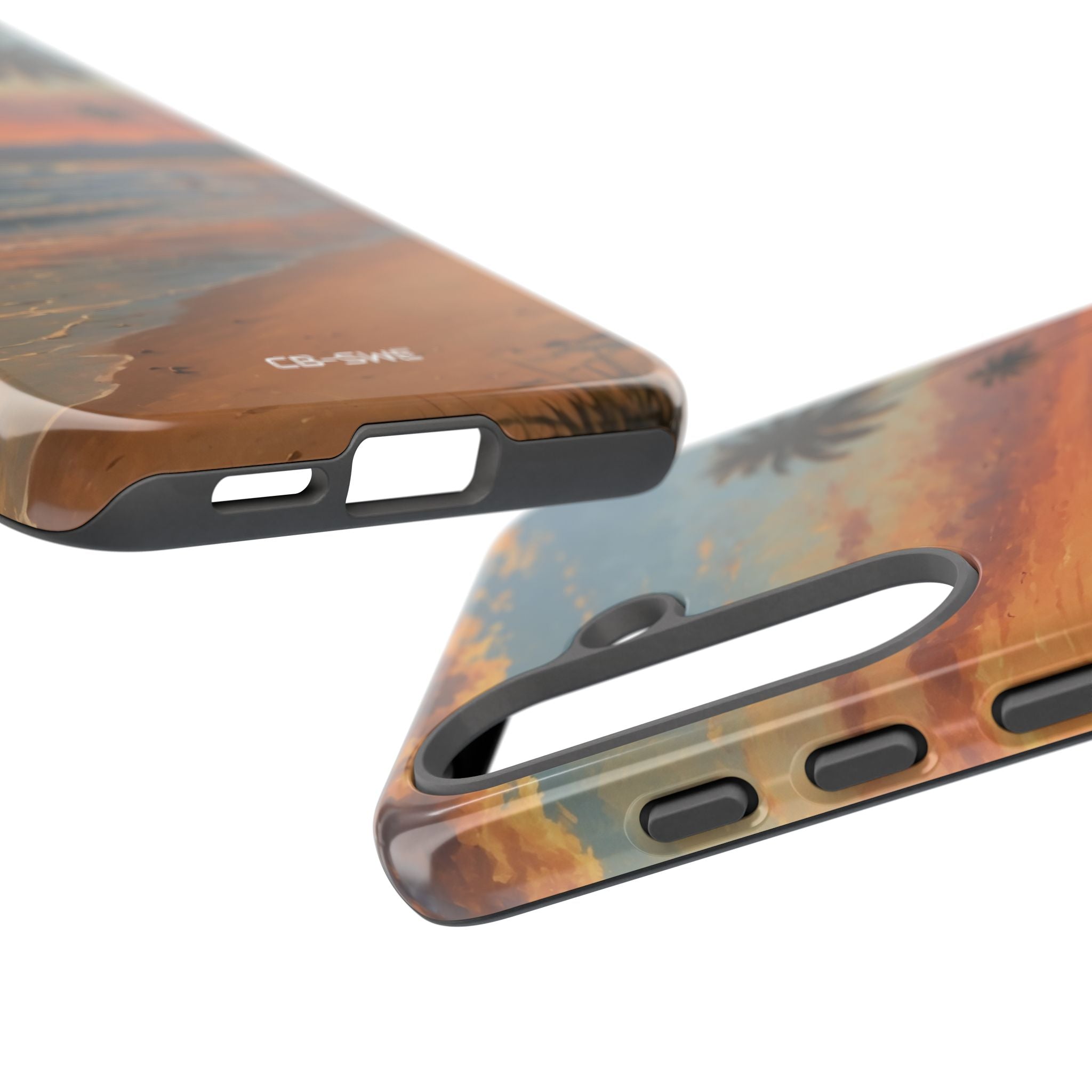 Golden Waves Embrace - Samsung Case