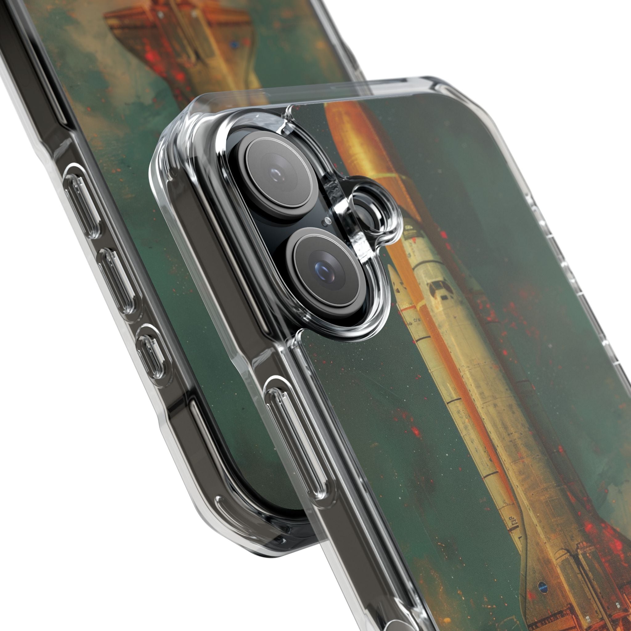 Cosmic Shuttle Ascent iPhone 16 - Impact Clear+