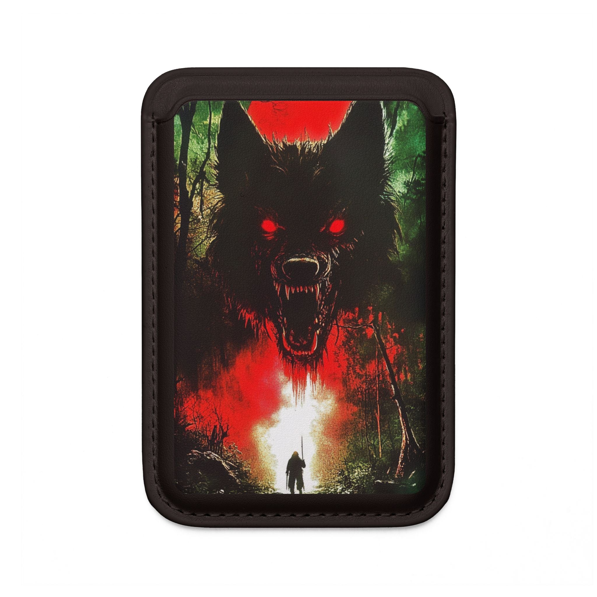 Wolf Moon Glare Lompakko – MagSafe Valmis