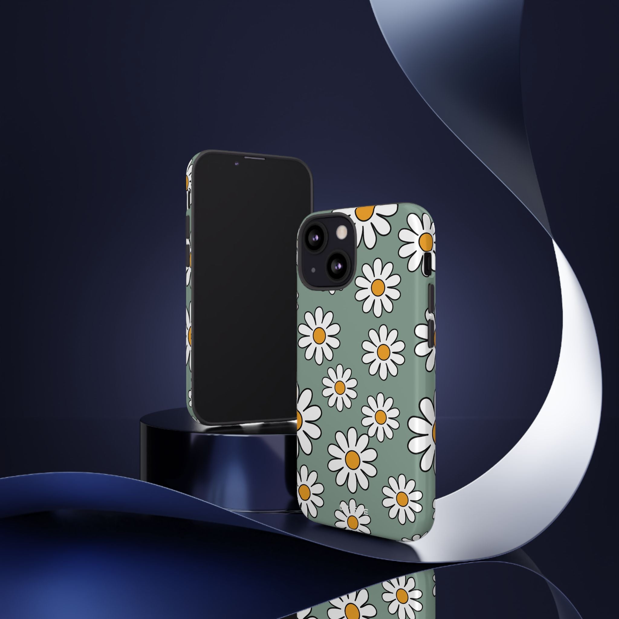 Daisies Dance Playfully - iPhone Case