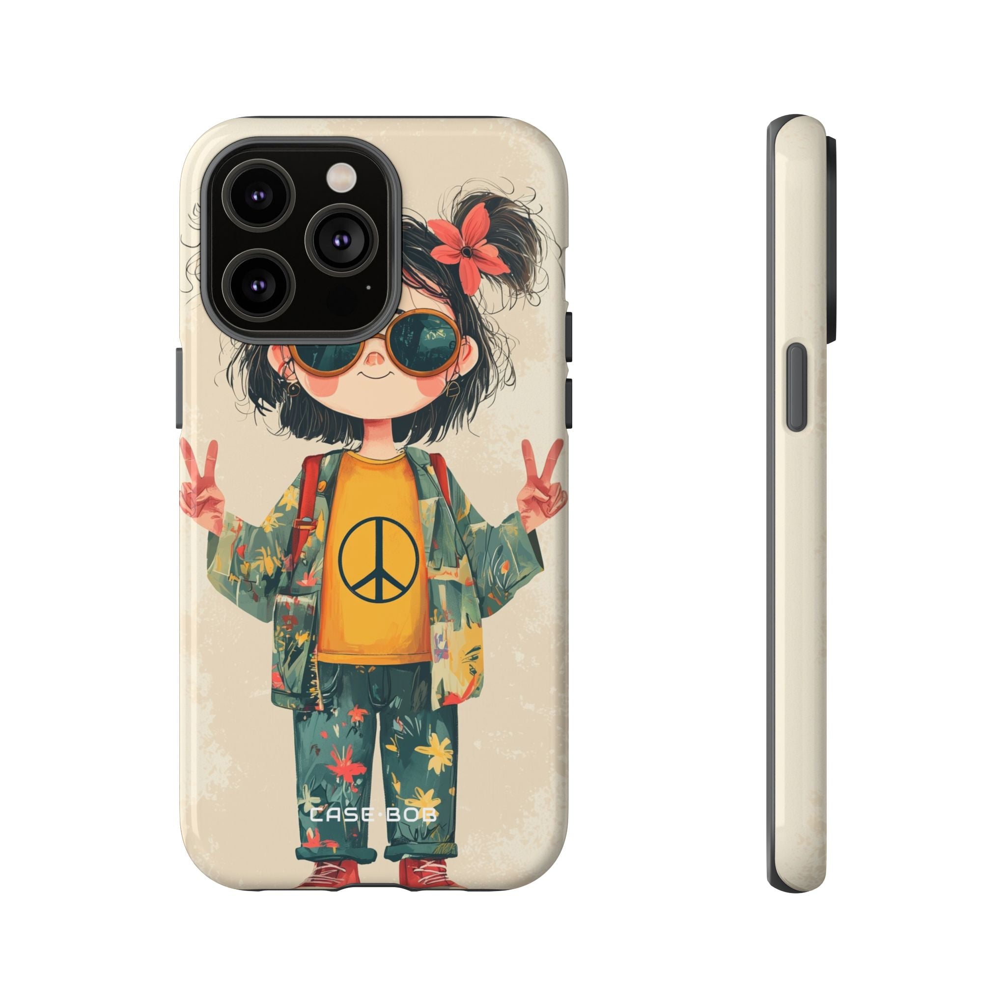 Peace Pigtails iPhone 14 Pro Max Case - Tough