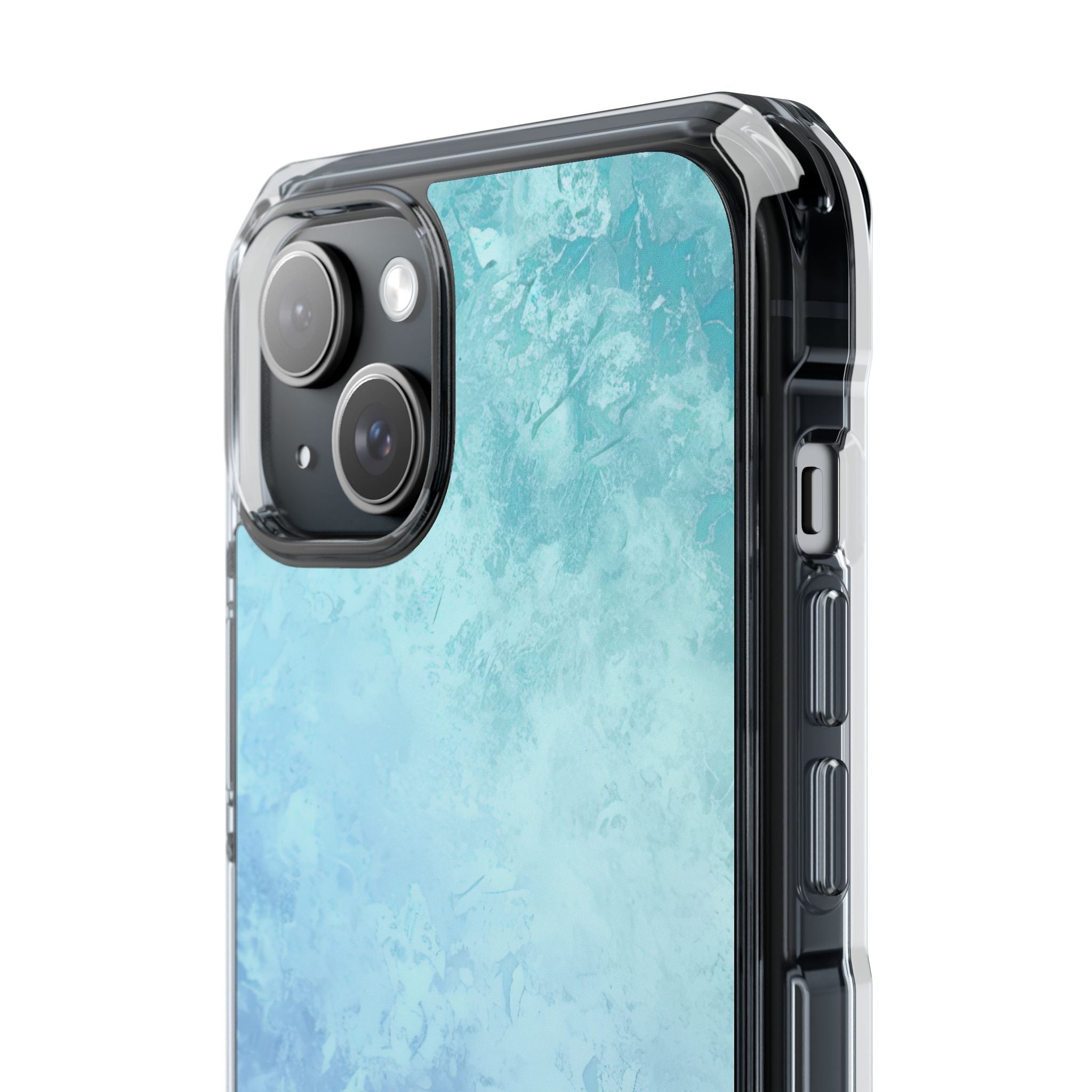 Ocean Mist Whisper iPhone 15 - Impact Clear+