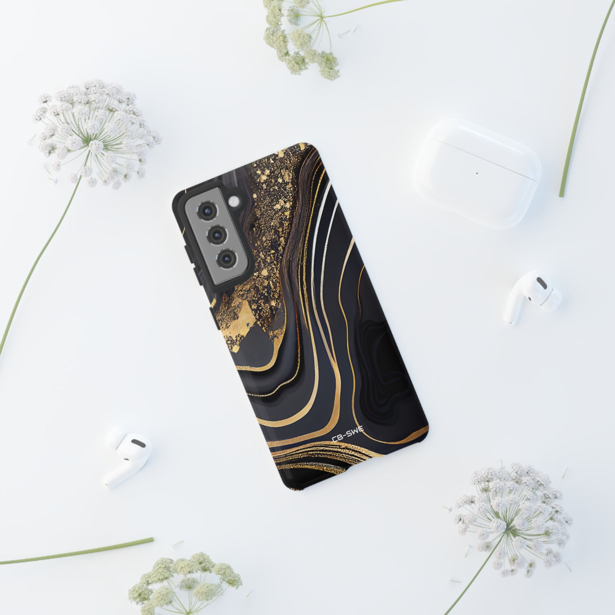 Elegant Gold Streams - Samsung Case
