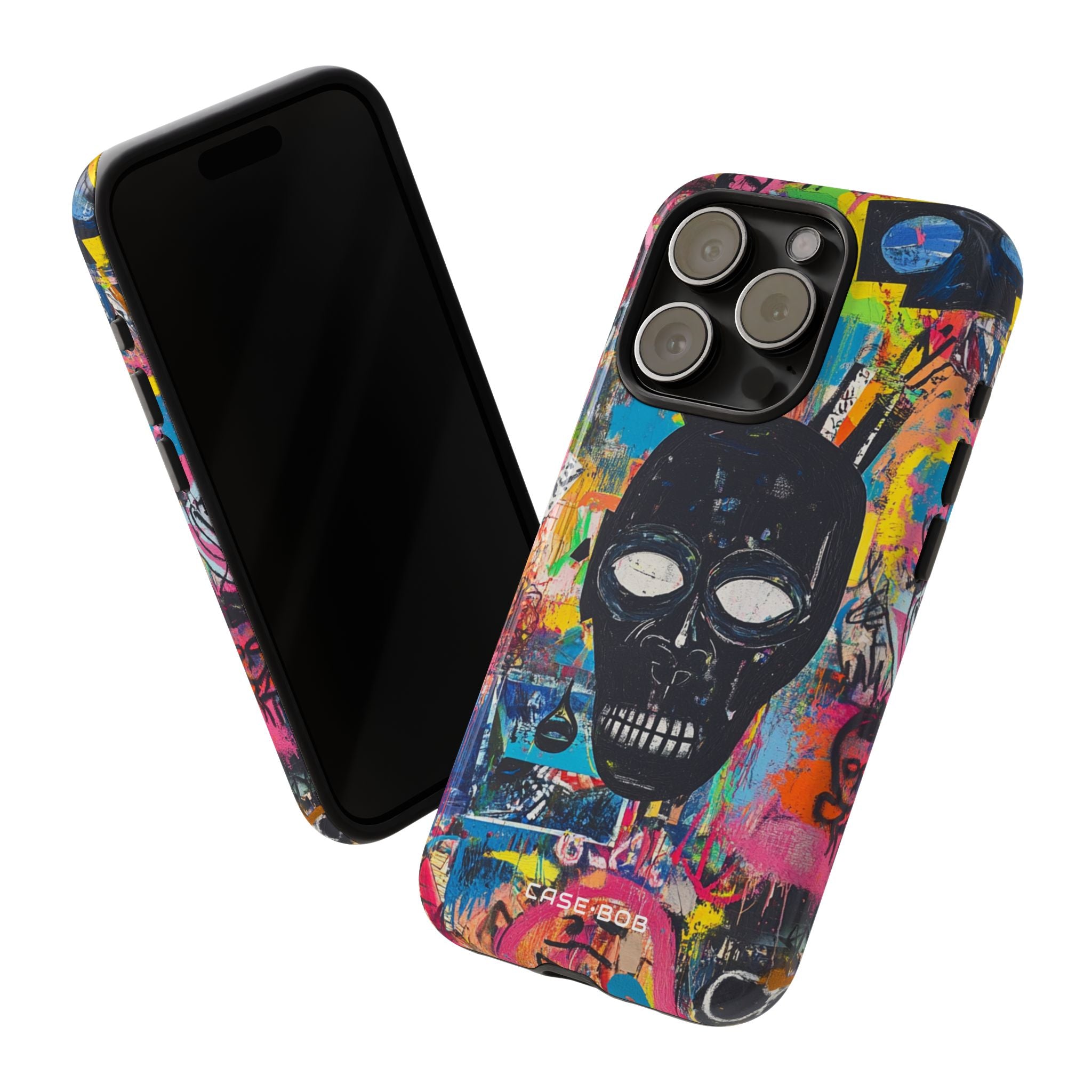 Skull Vortex iPhone 15 Pro Case - Tough