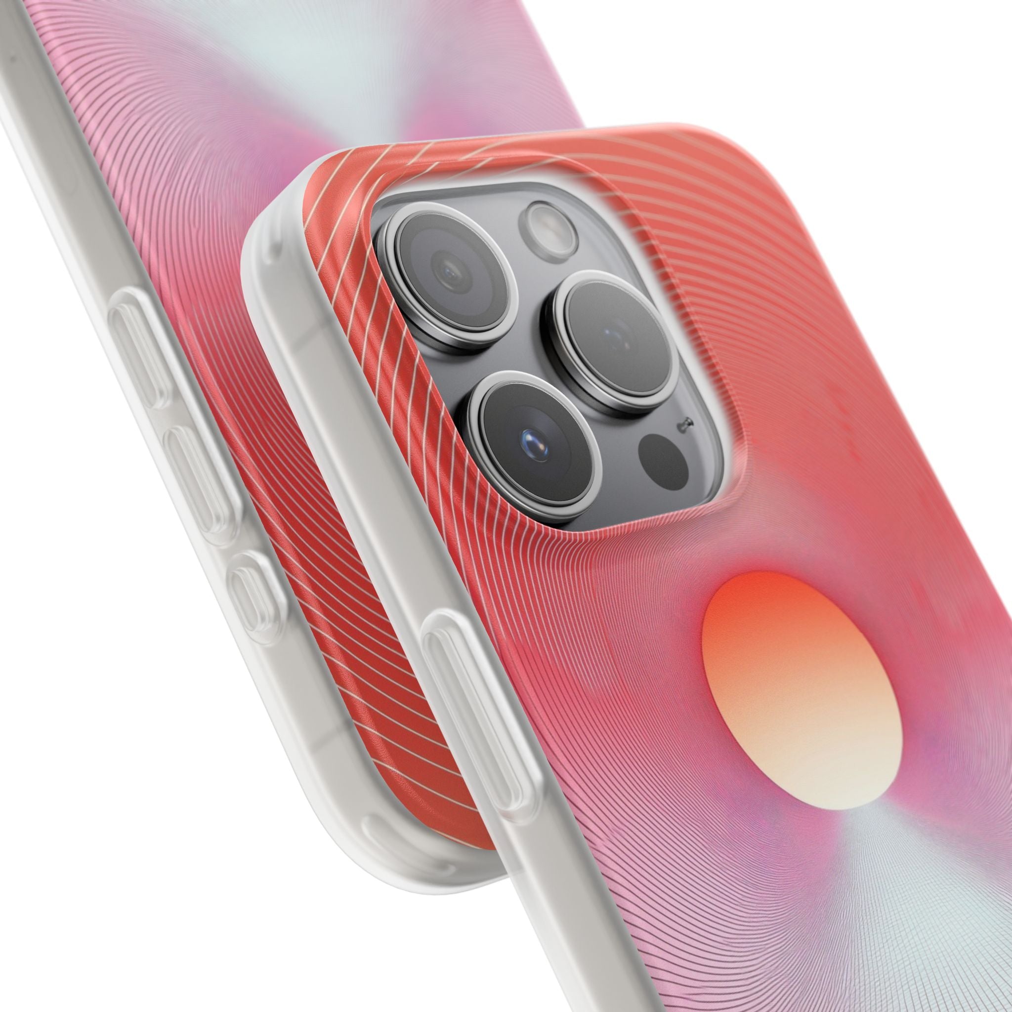 Orange Portal iPhone 15 Pro Case - Soft