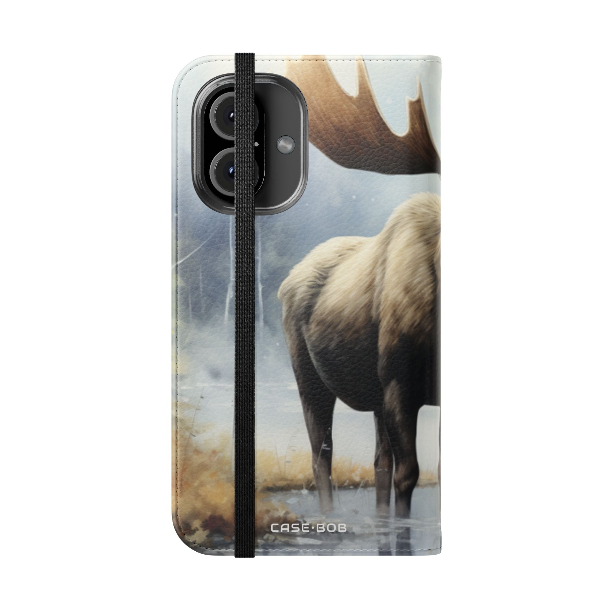Misty Moose Reflection - iPhone 16 Case - Wallet