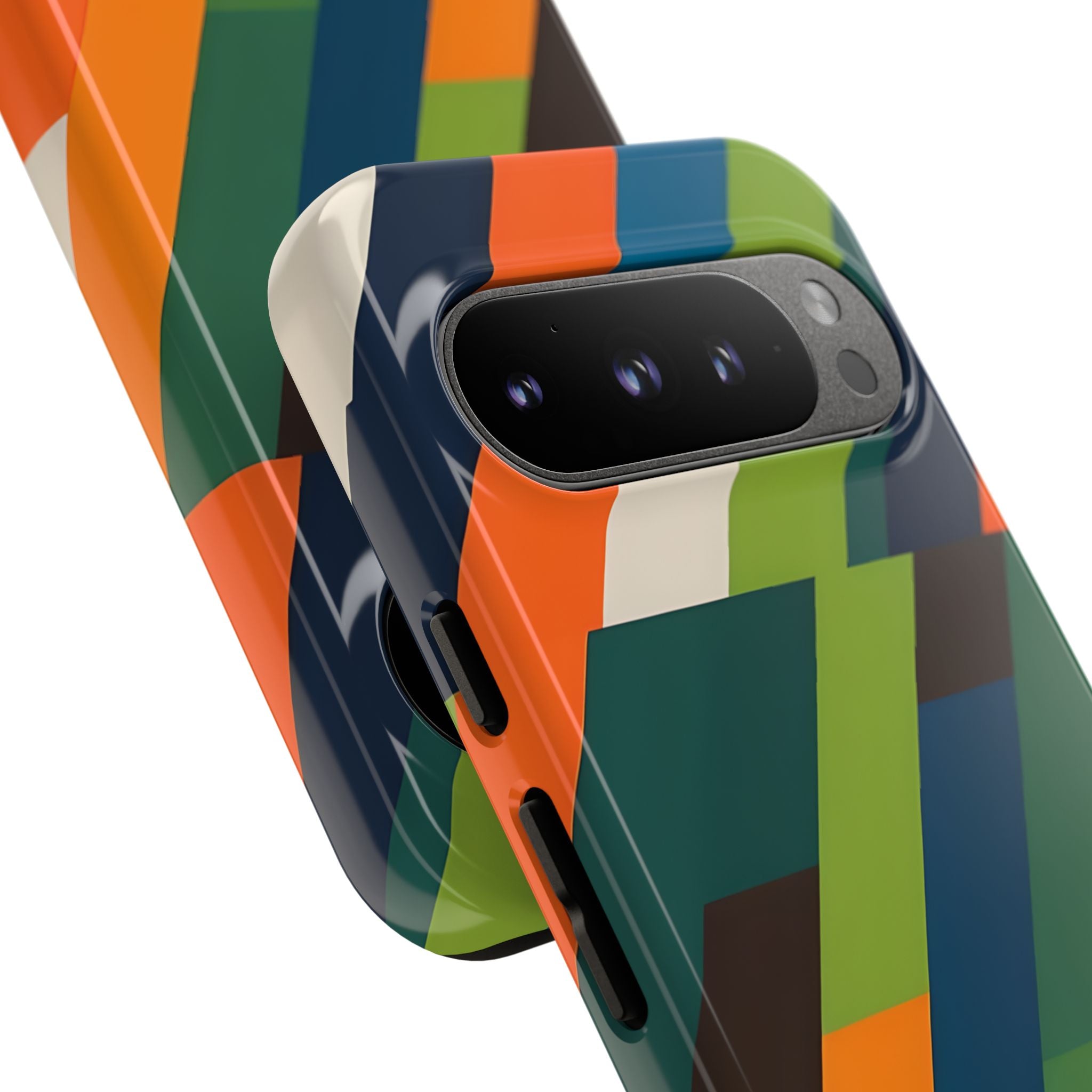 Diagonal Blaze Google Pixel 9 Pro Case - Tough