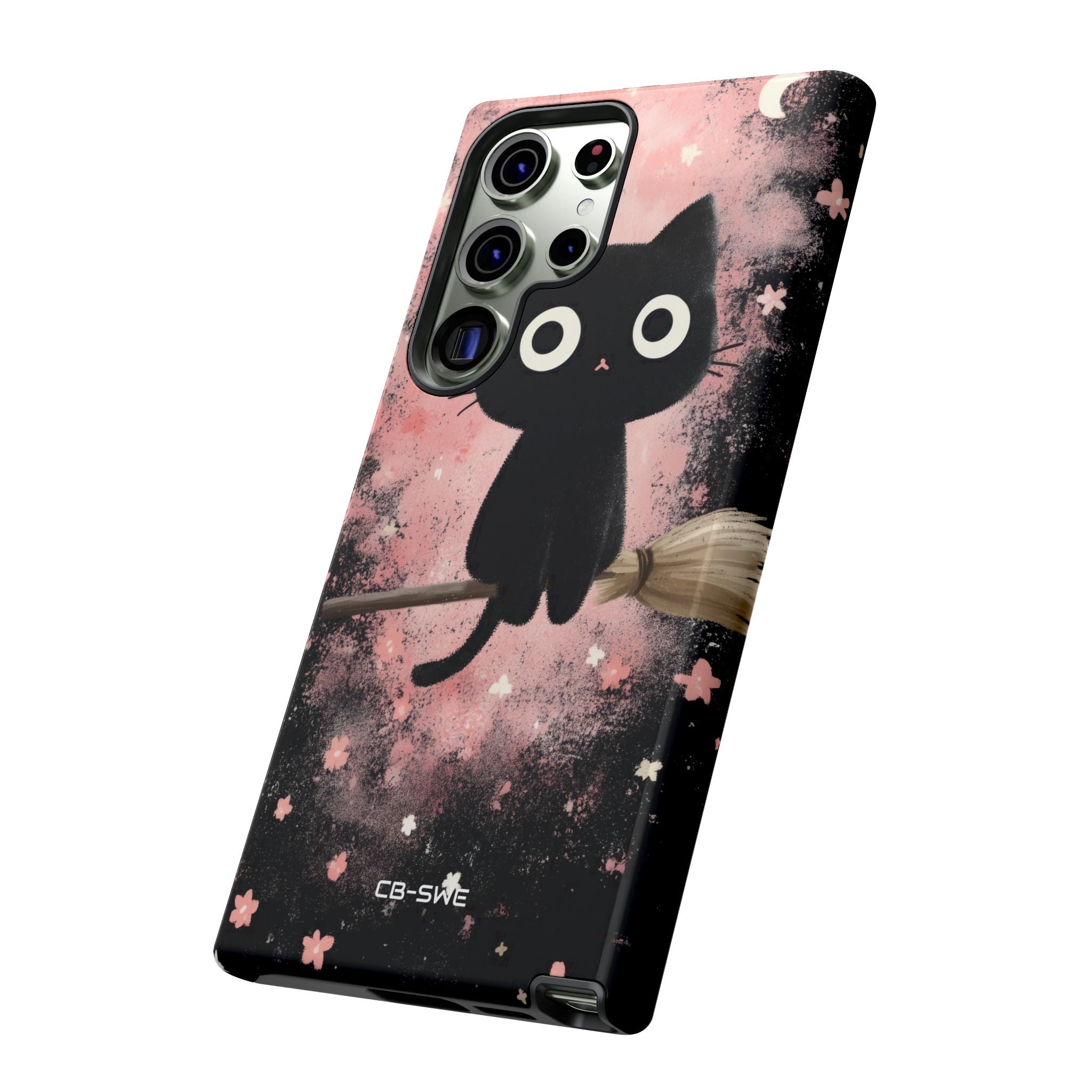 Whimsical Cat Soars - Samsung Case