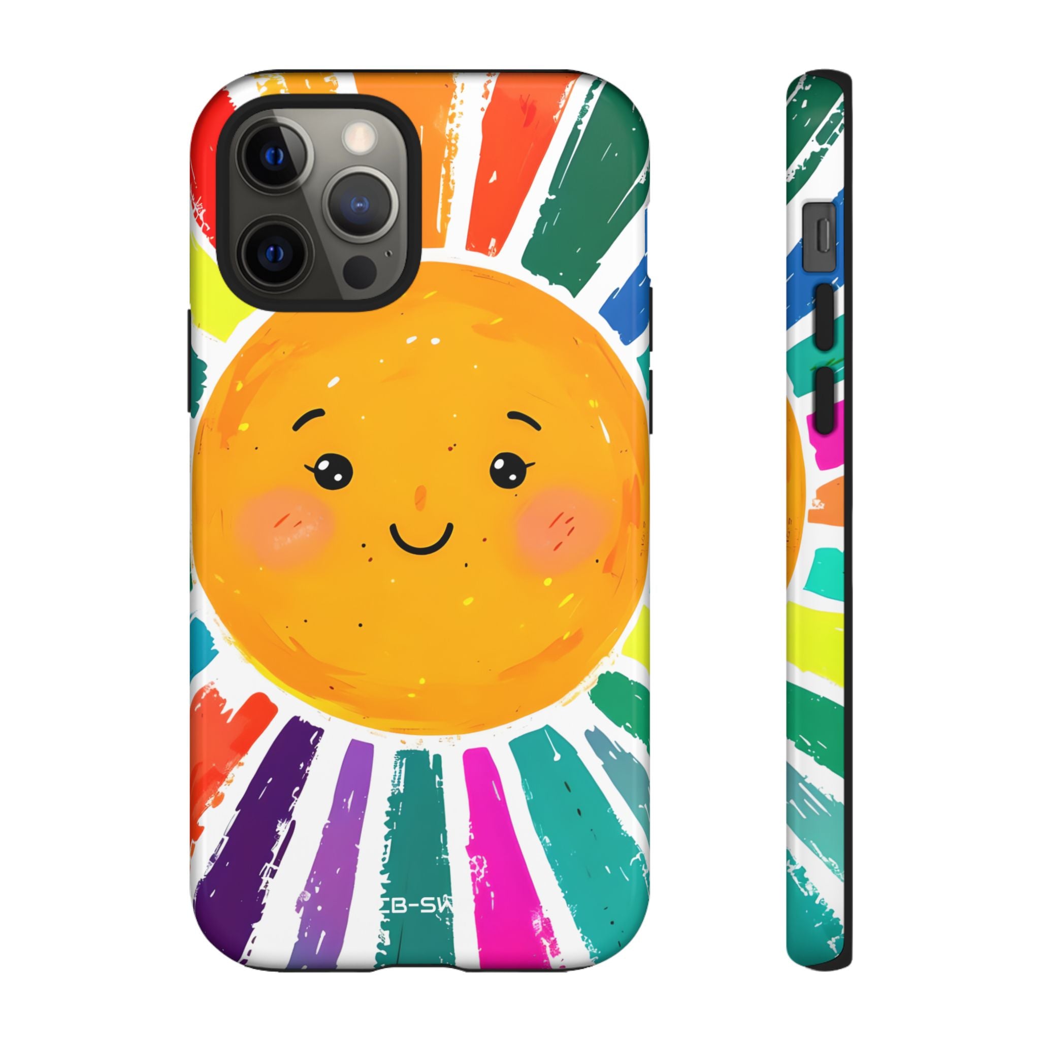Radiant Smiling Sun - iPhone Case