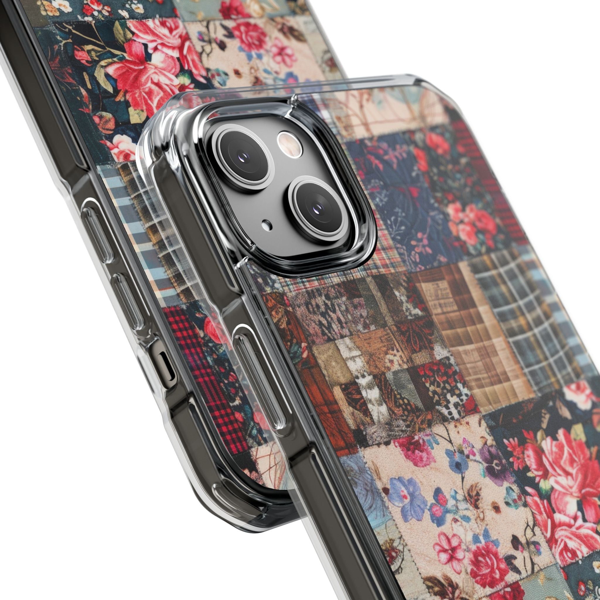 Patchwork Floral Quilt iPhone 14 - Impact Clear+