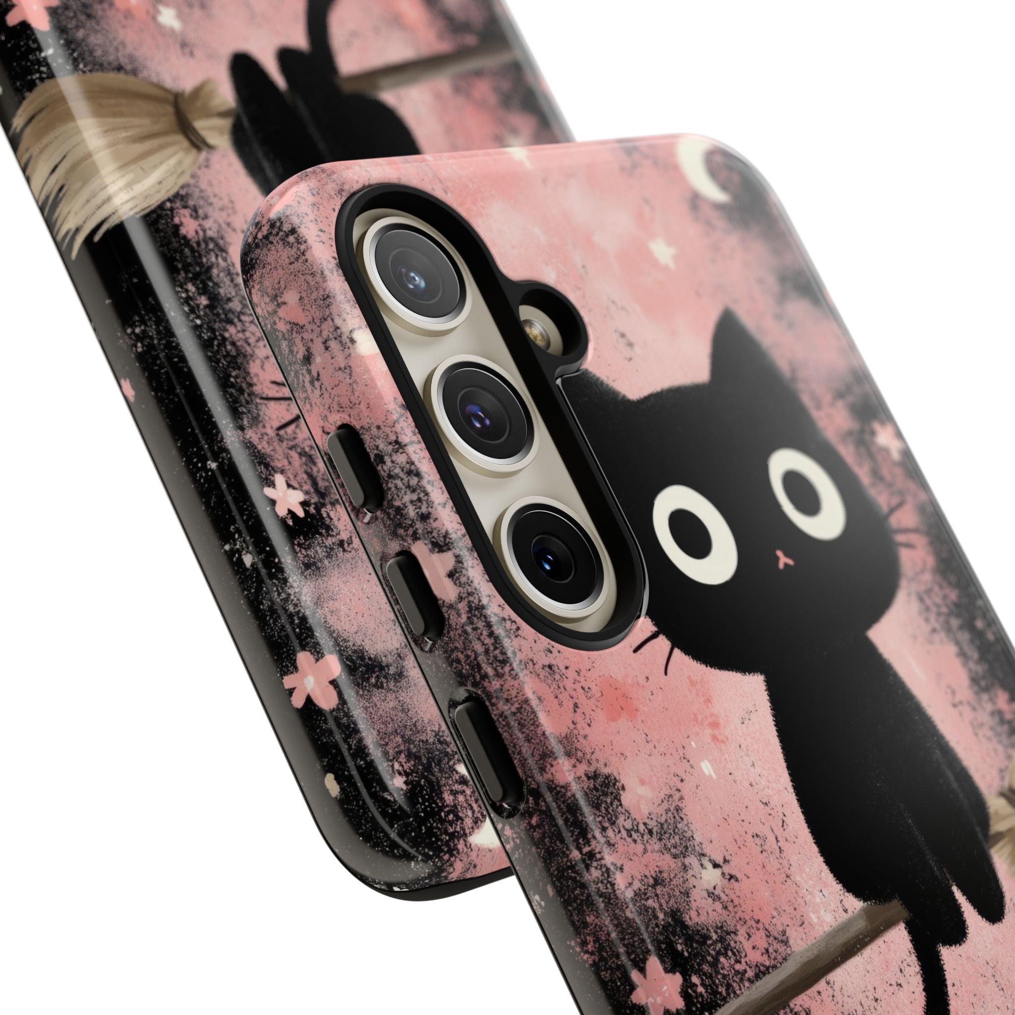 Whimsical Cat Soars - Samsung Case
