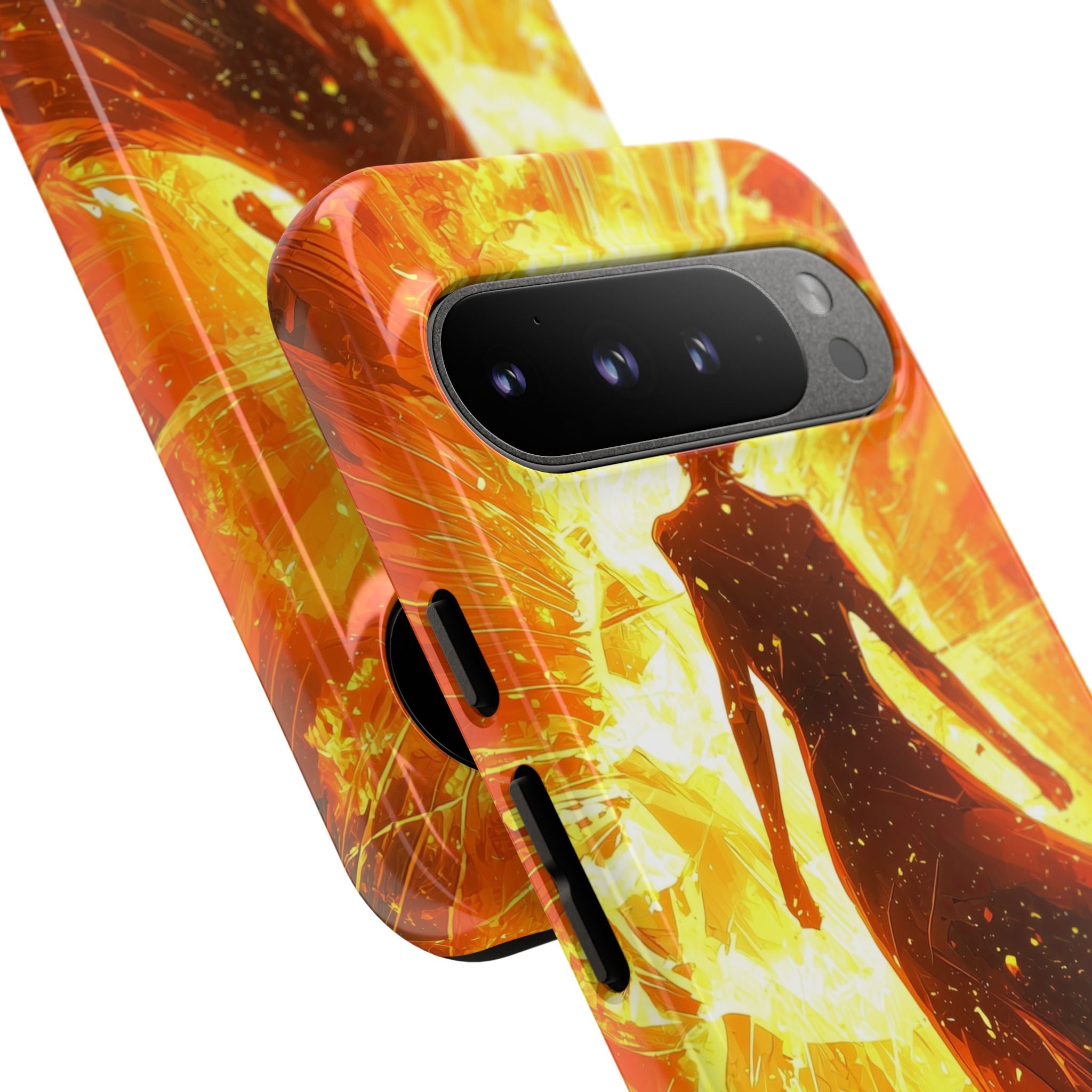 Fiery Energy Erupts - Google Pixel Case