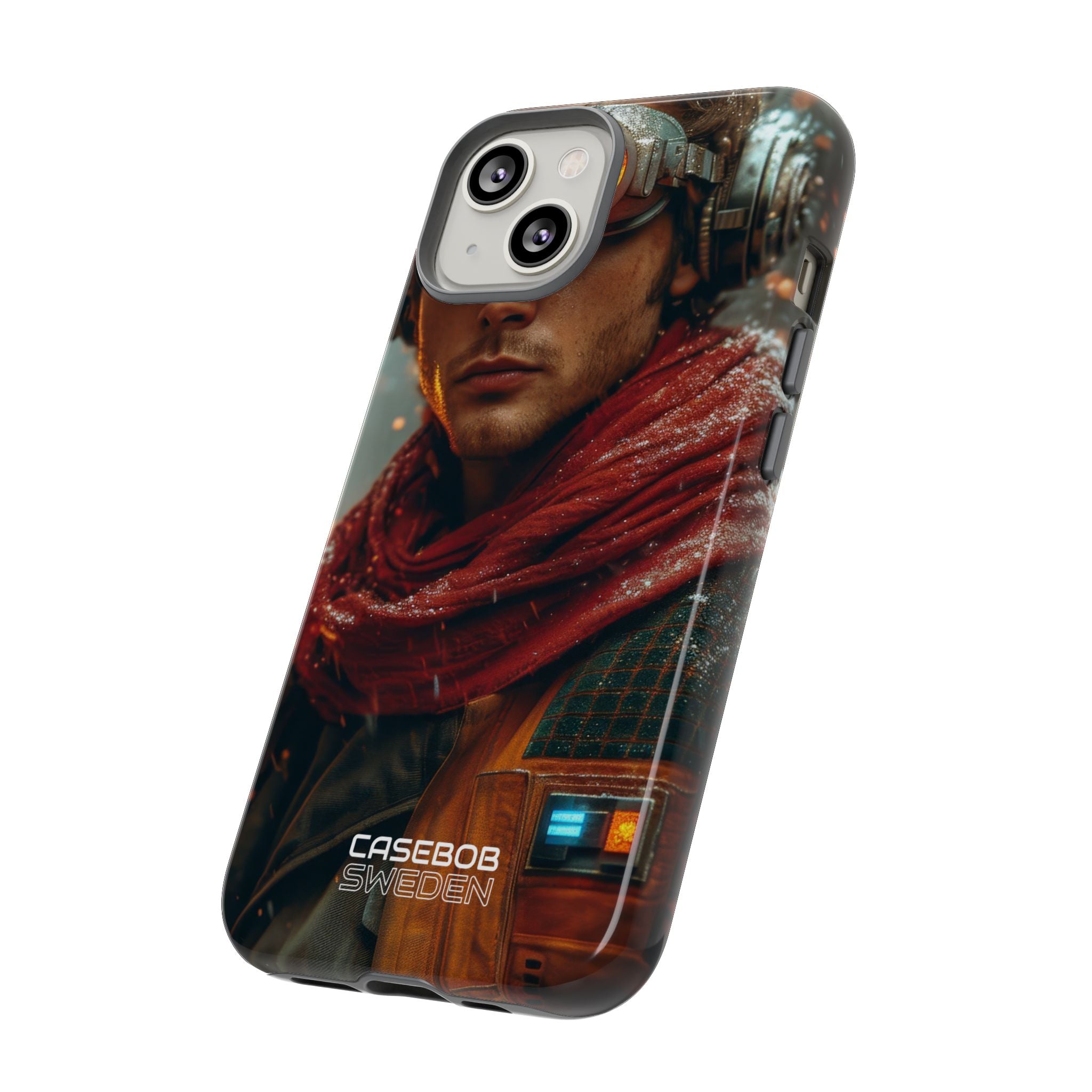 Futuristic Steampunk Explorer iPhone 14 - Tough