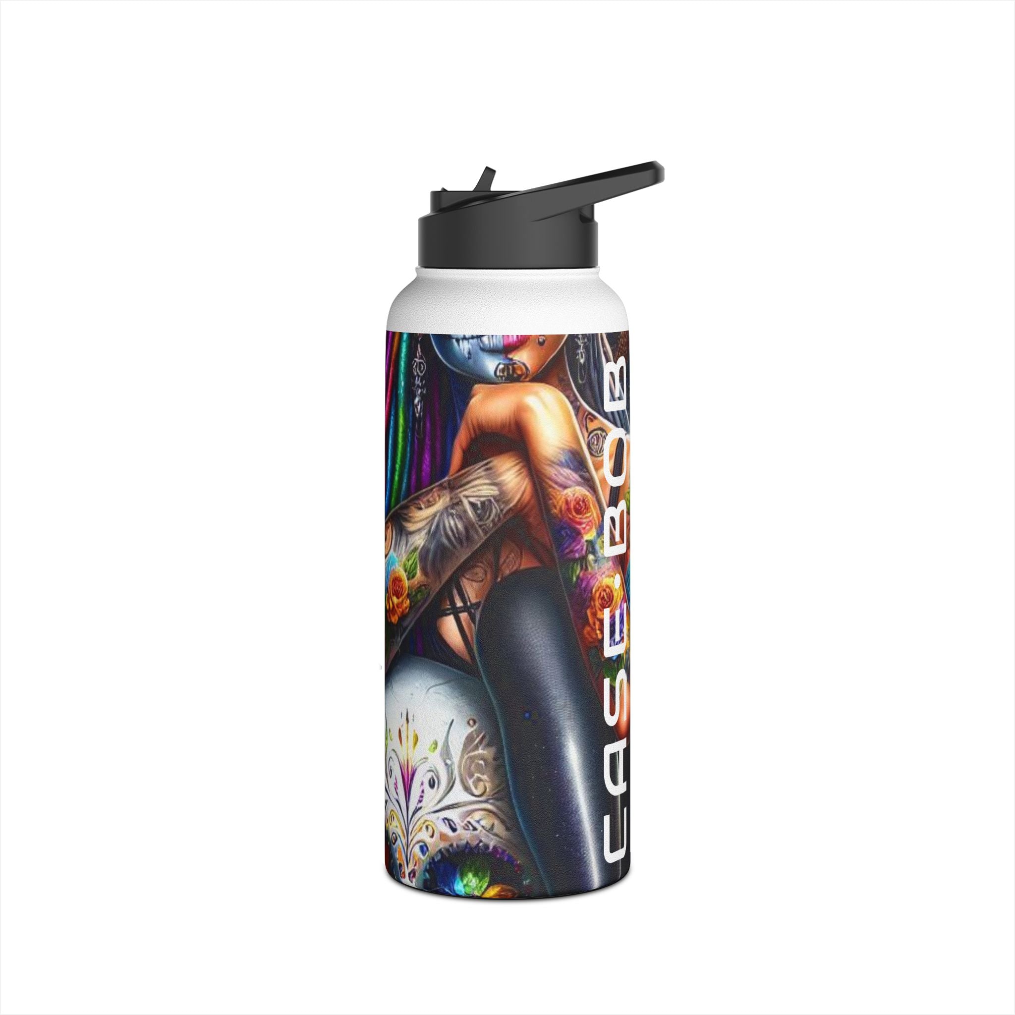 Skull Bloom - Stainless Steel Water Bottle