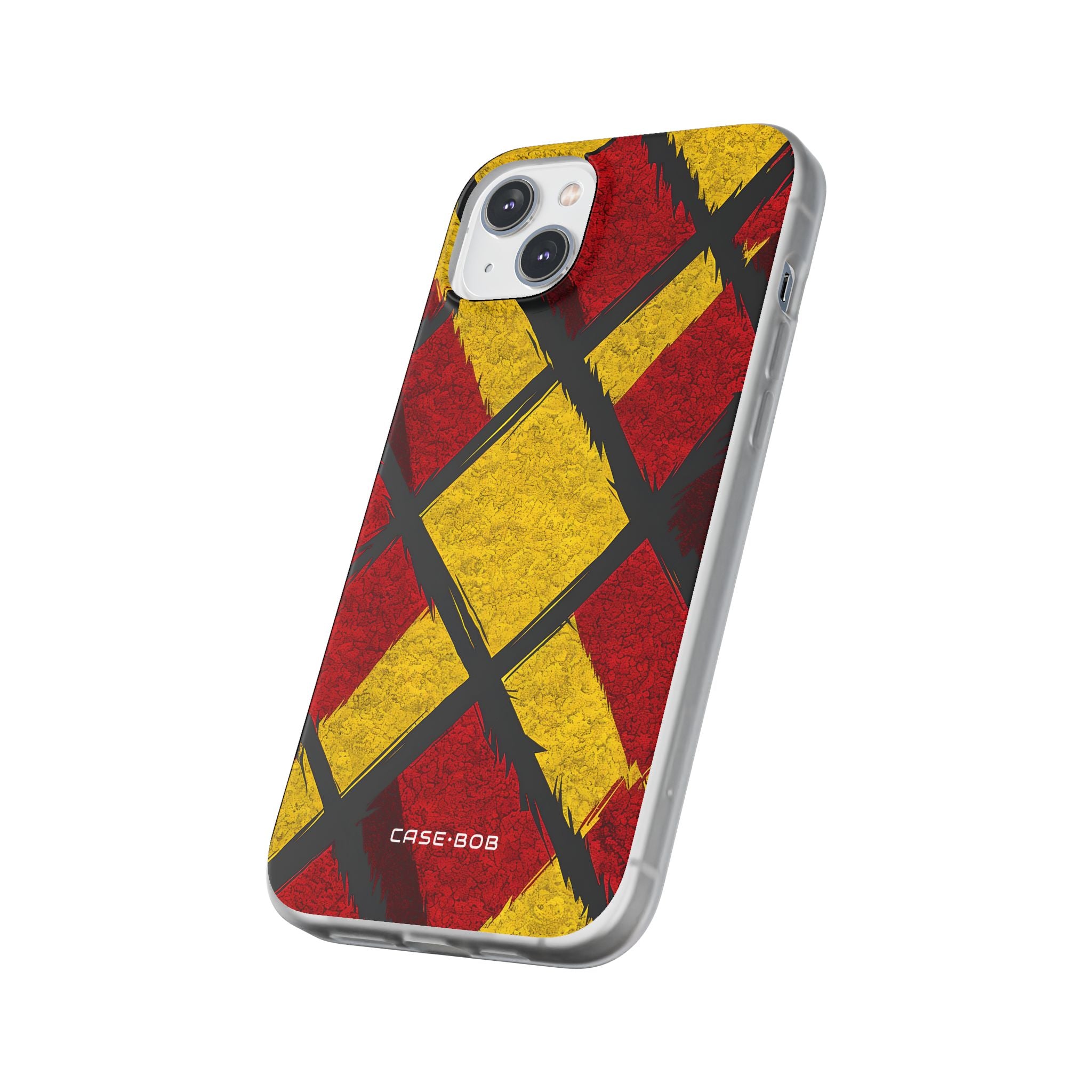 Cracked Diamond Grid iPhone 14 Plus - Soft Case