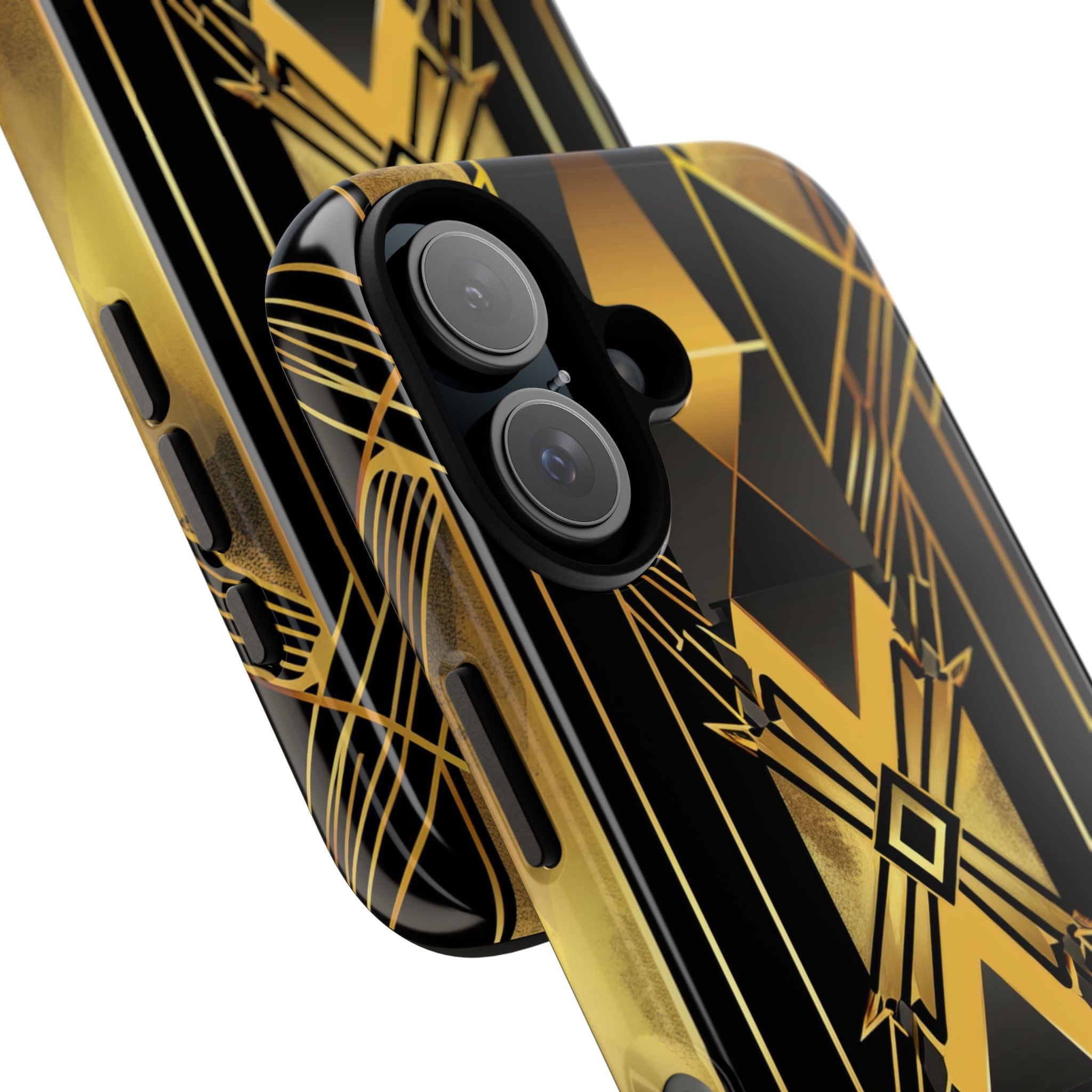 Golden Deco Symphony iPhone 16 - Tough