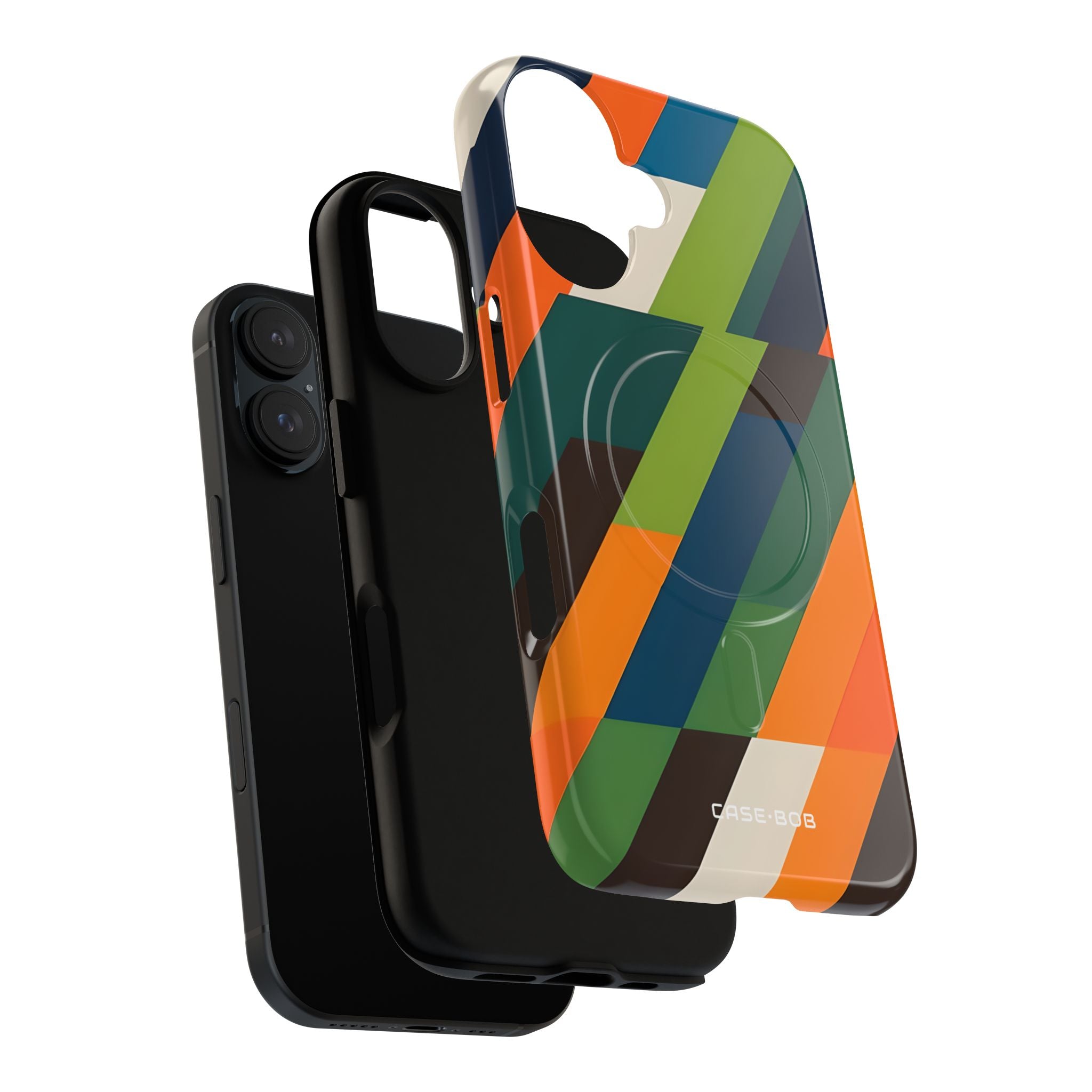 Diagonal Blaze iPhone 16 Case - Tough+