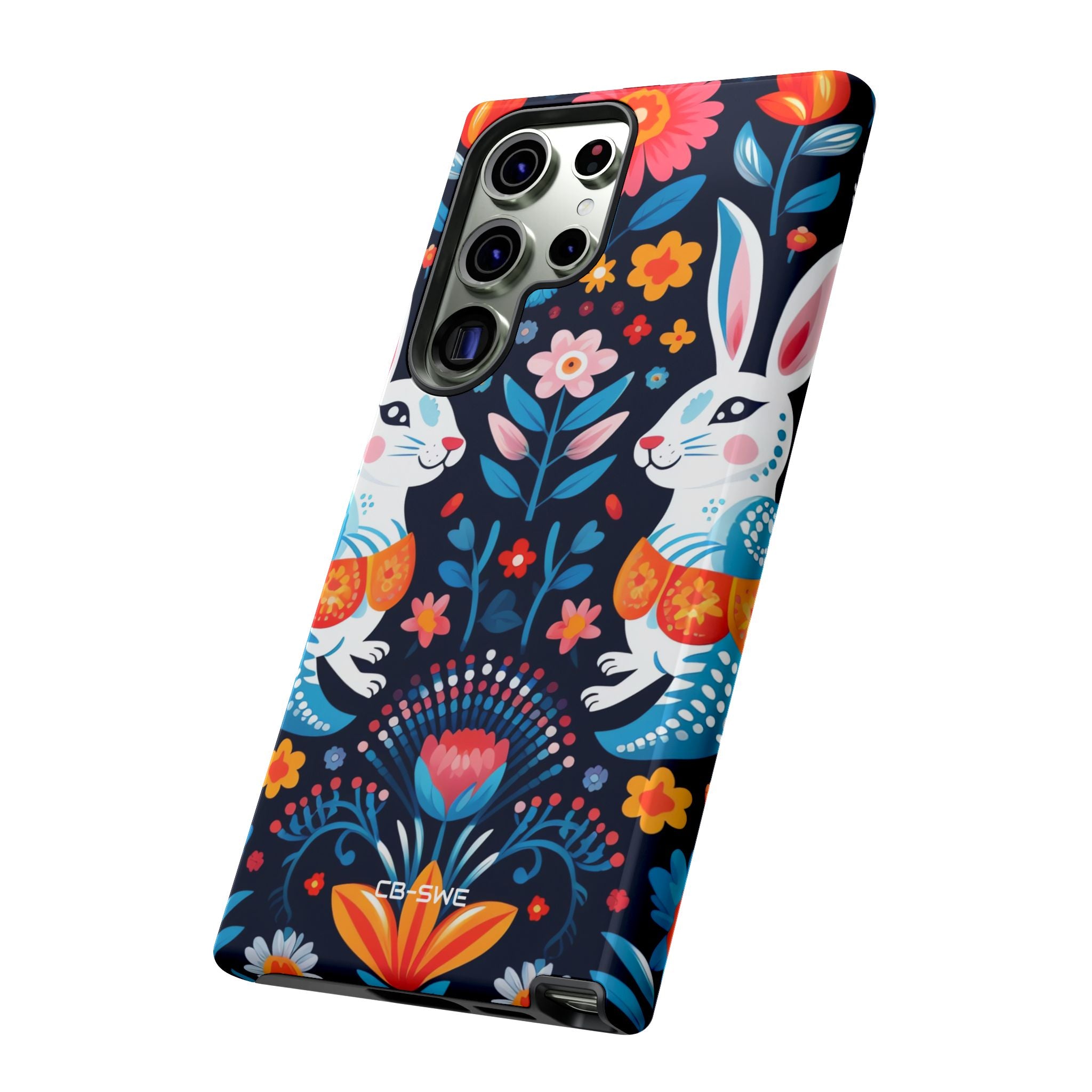 Bunnies Hop Flowers - Samsung Case