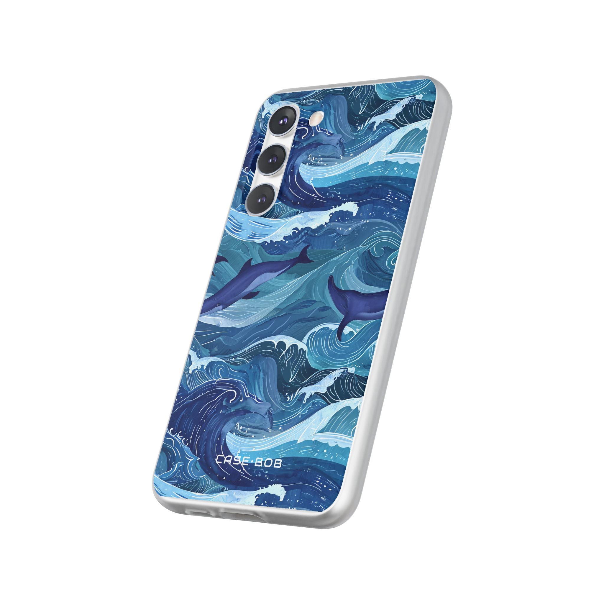 Dolphin Waves Samsung S23 Plus Case - Soft
