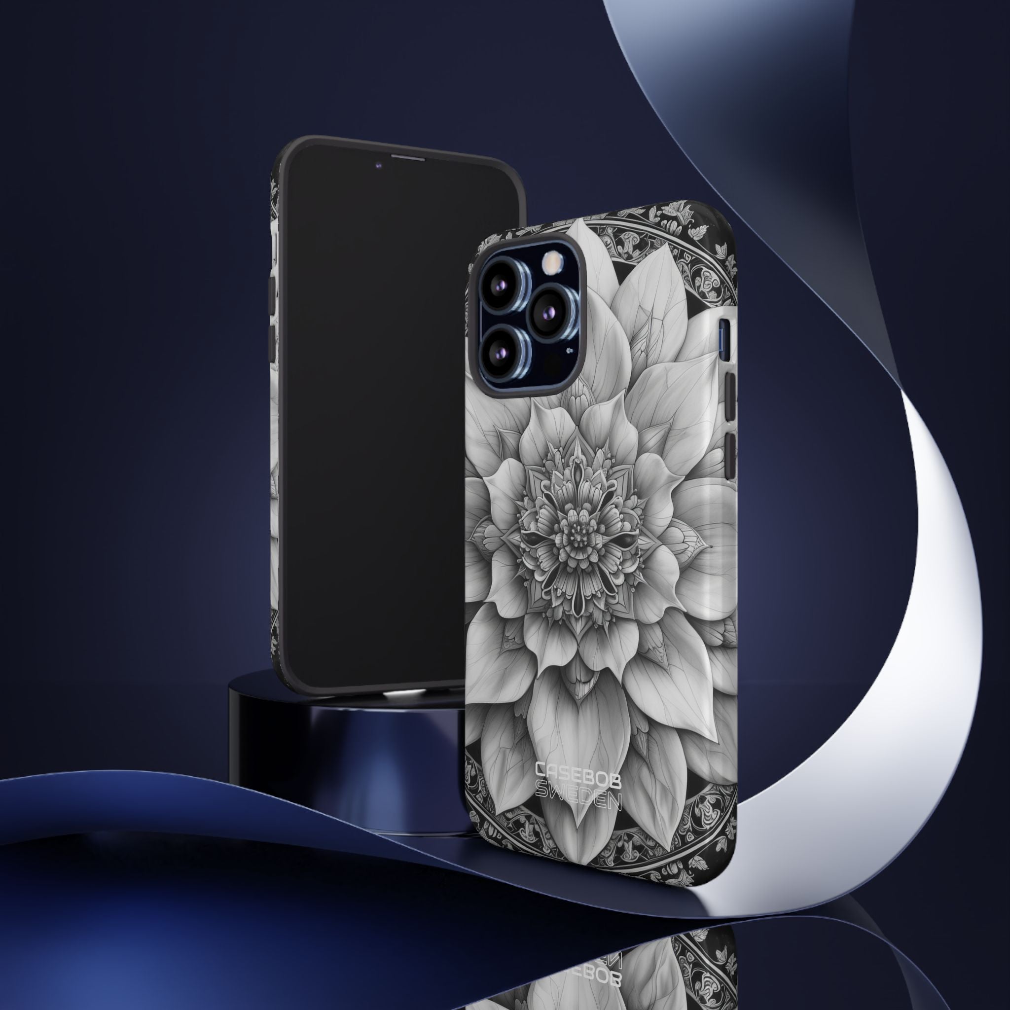 Cosmic Floral Mandala iPhone 13 - Tough