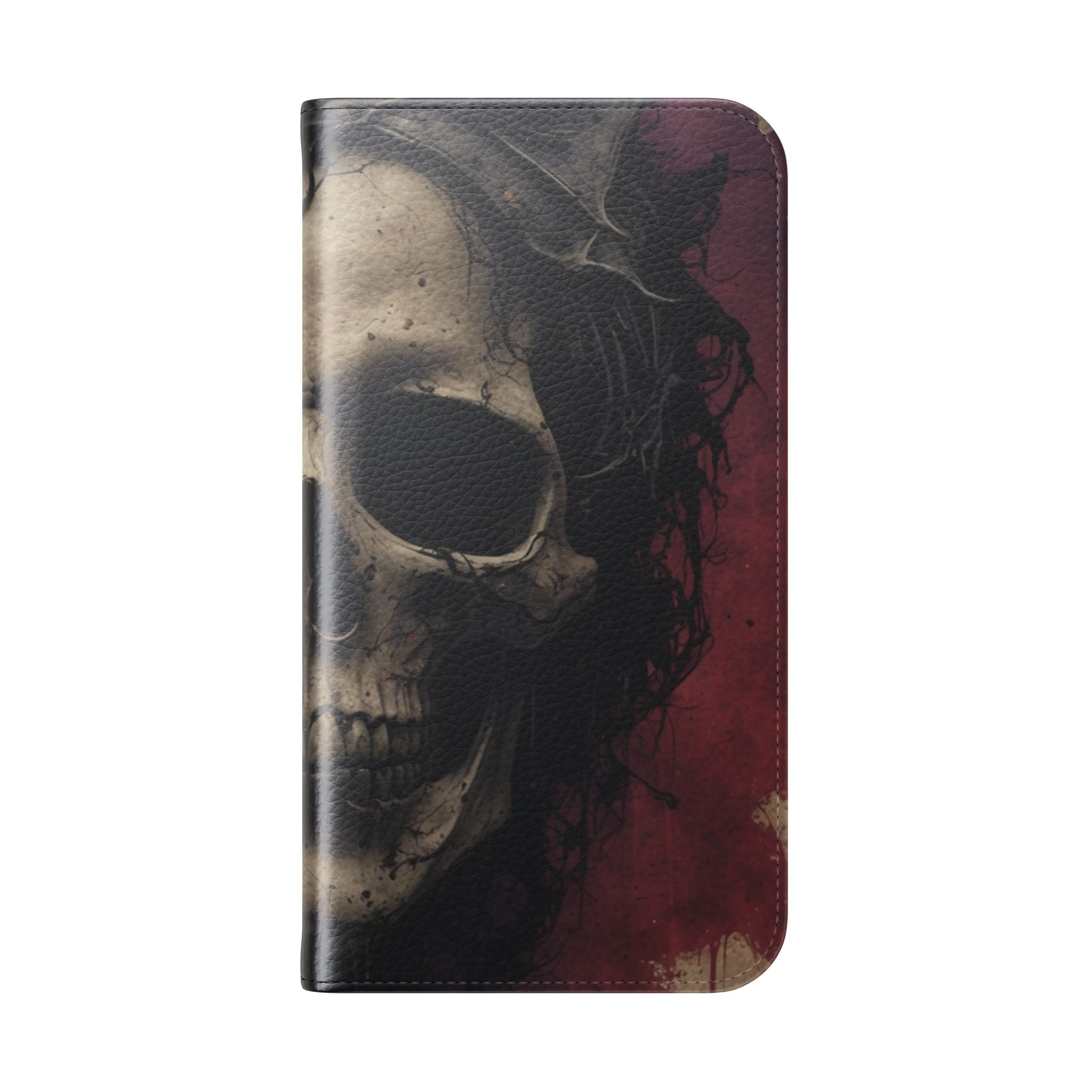 Skull Thorn Crown - iPhone 15 Case - Wallet