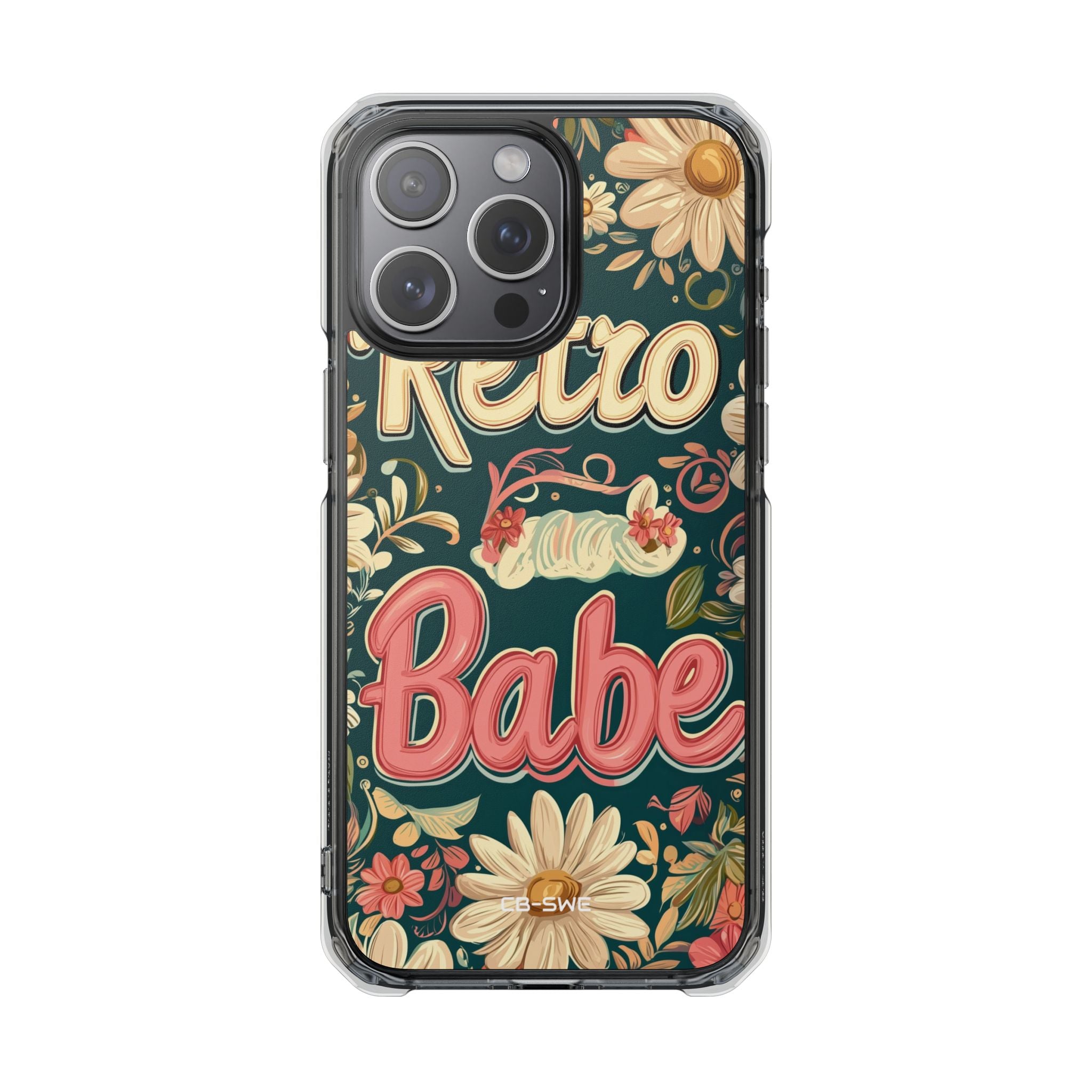 Floral Curves Embrace iPhone Case - Impact