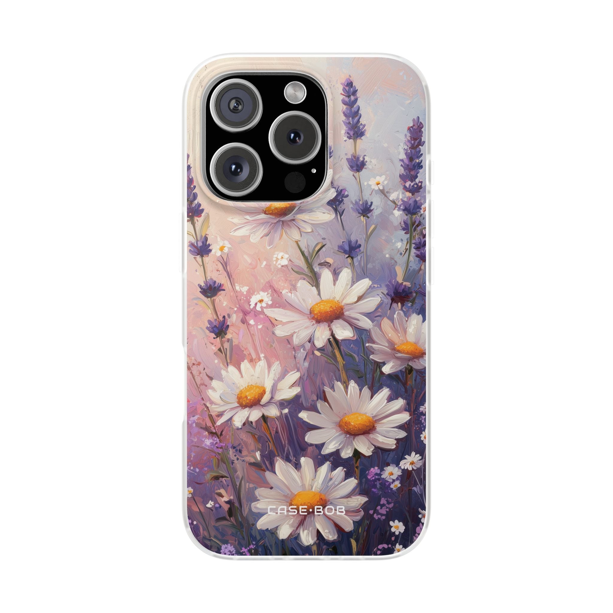Daisy Lavender Bloom iPhone 16 Pro Case - Soft