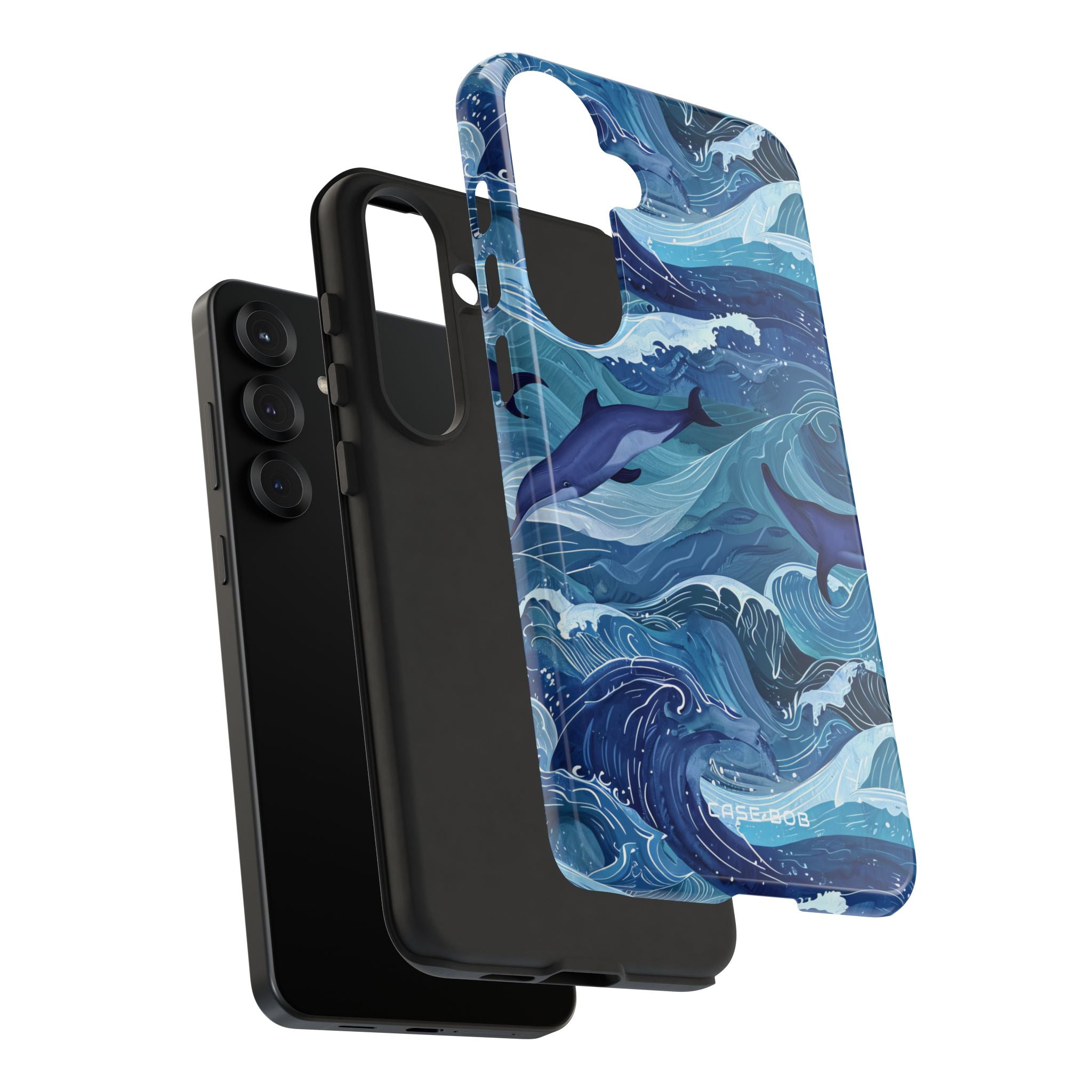 Dolphin Waves Samsung S25 Plus Case - Tough