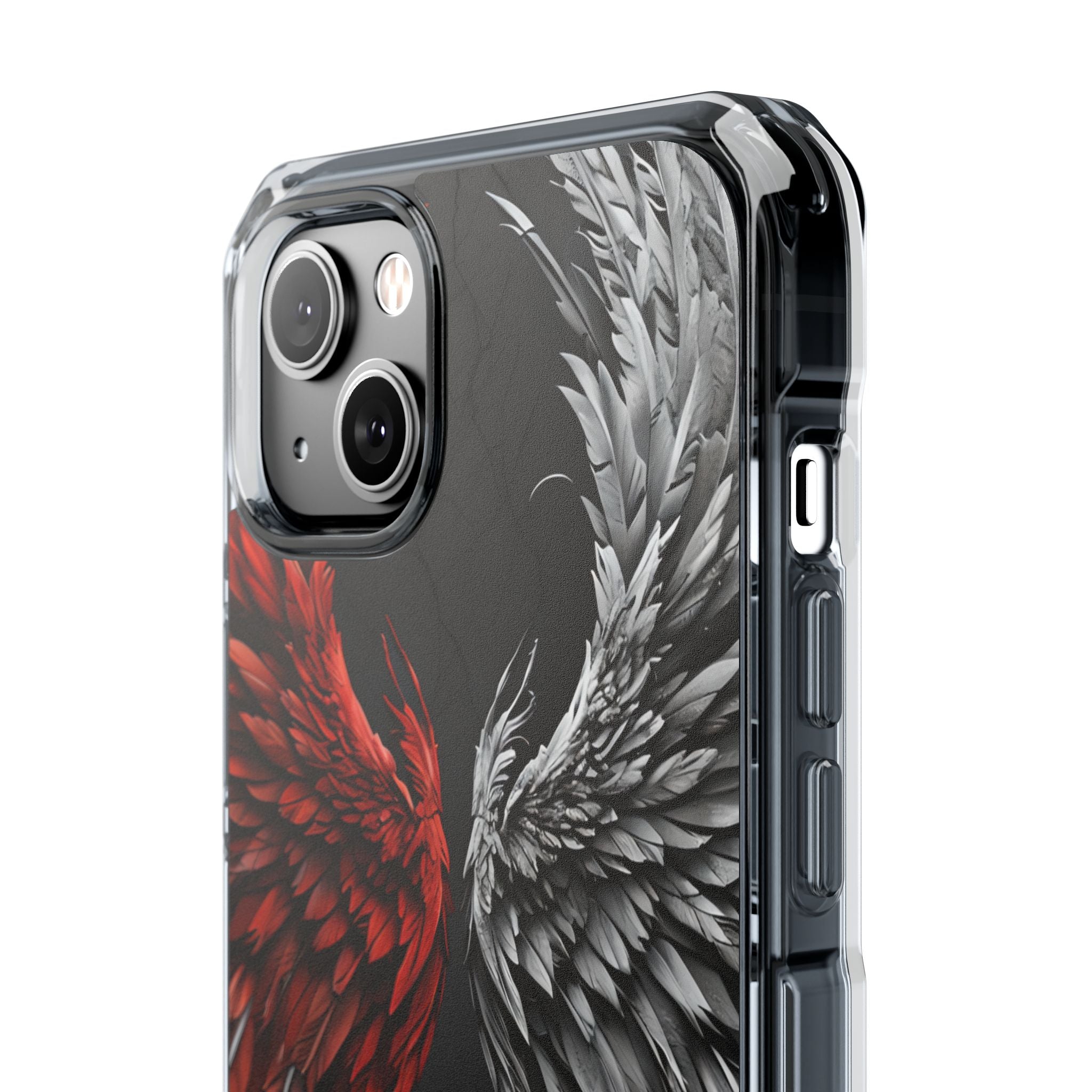 Crimson White Wings iPhone 14 Plus Case - Impact