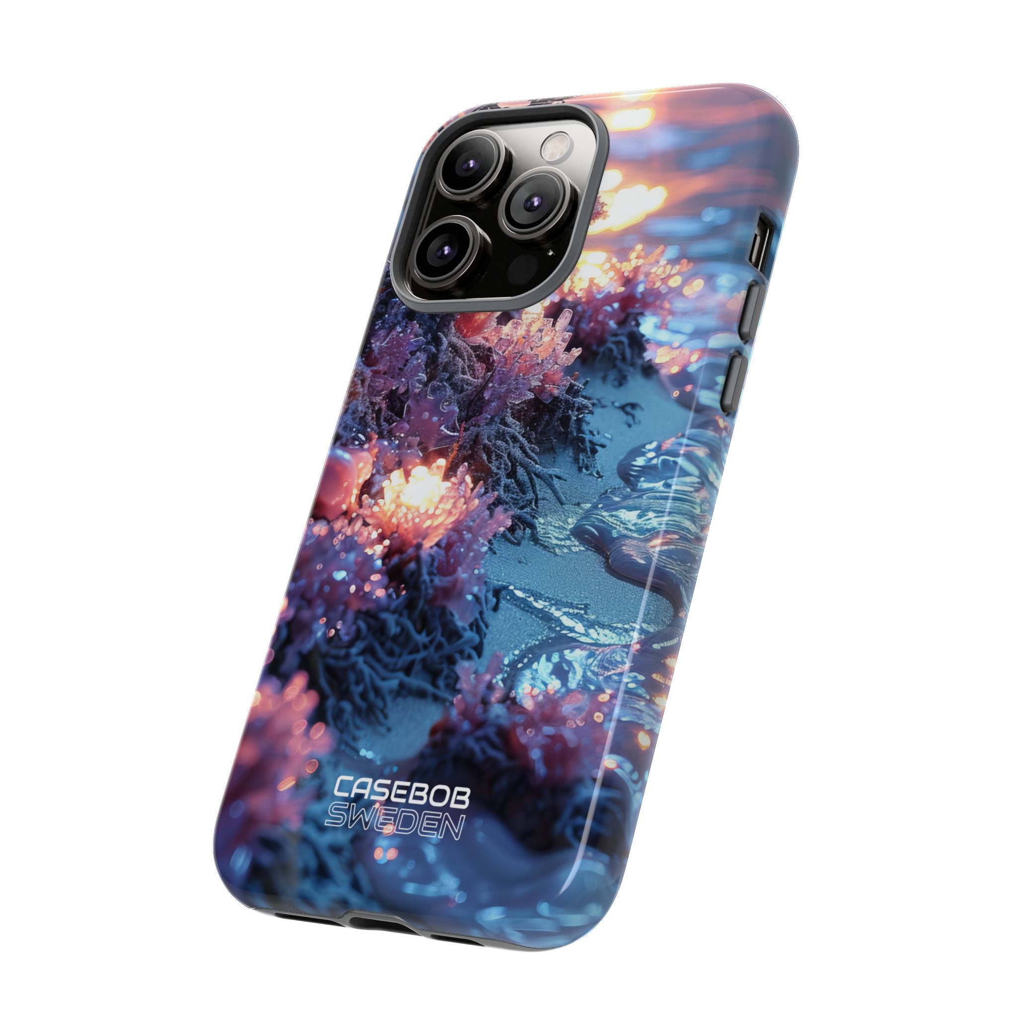 Crystal Sunset Shore iPhone 14 - Resistente