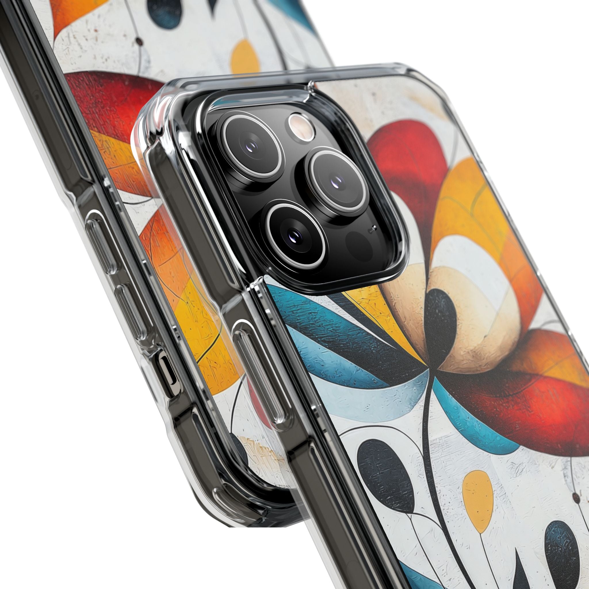 Vibrant Floral Symphony iPhone Case - Impact
