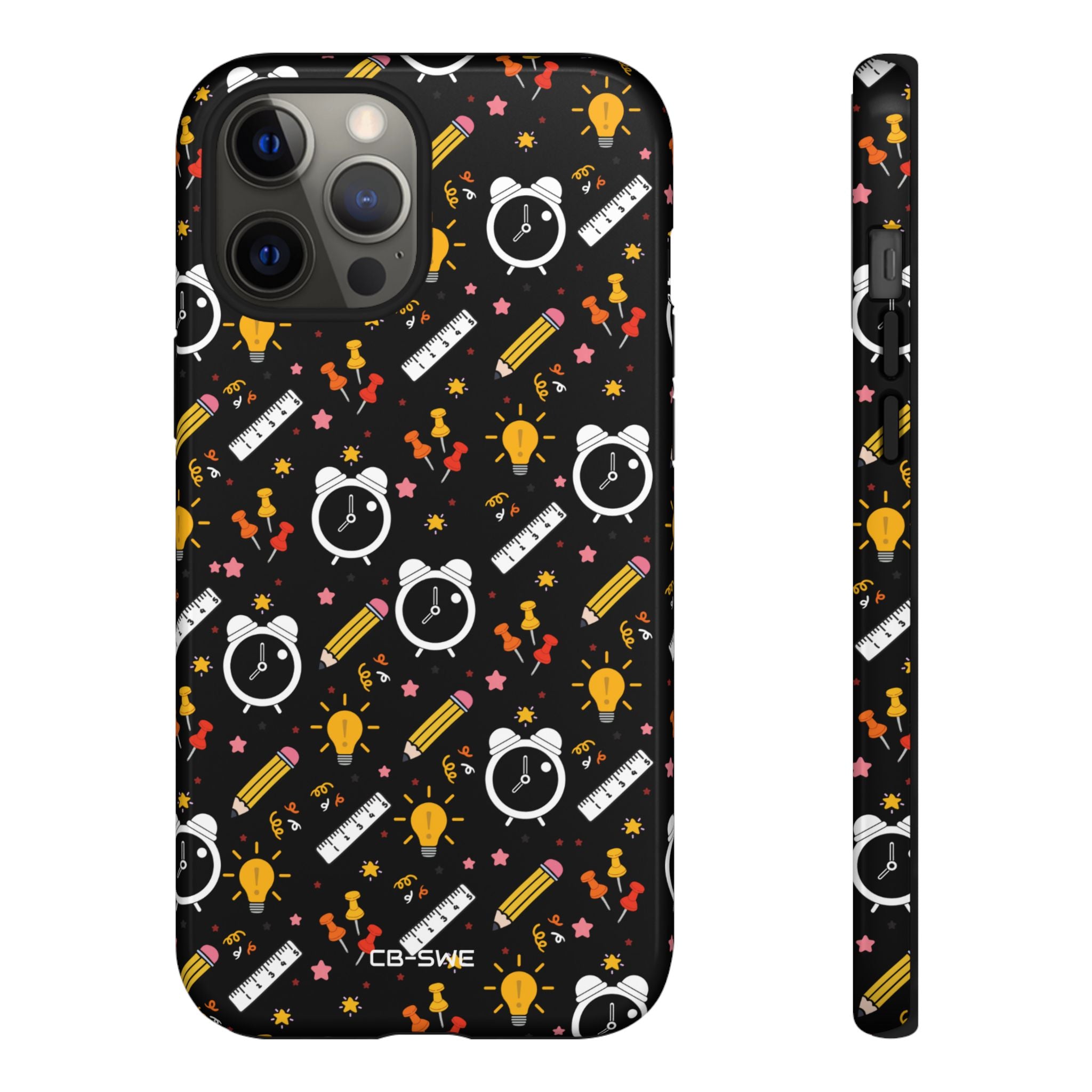 Bright Pencils Twirl - iPhone Case