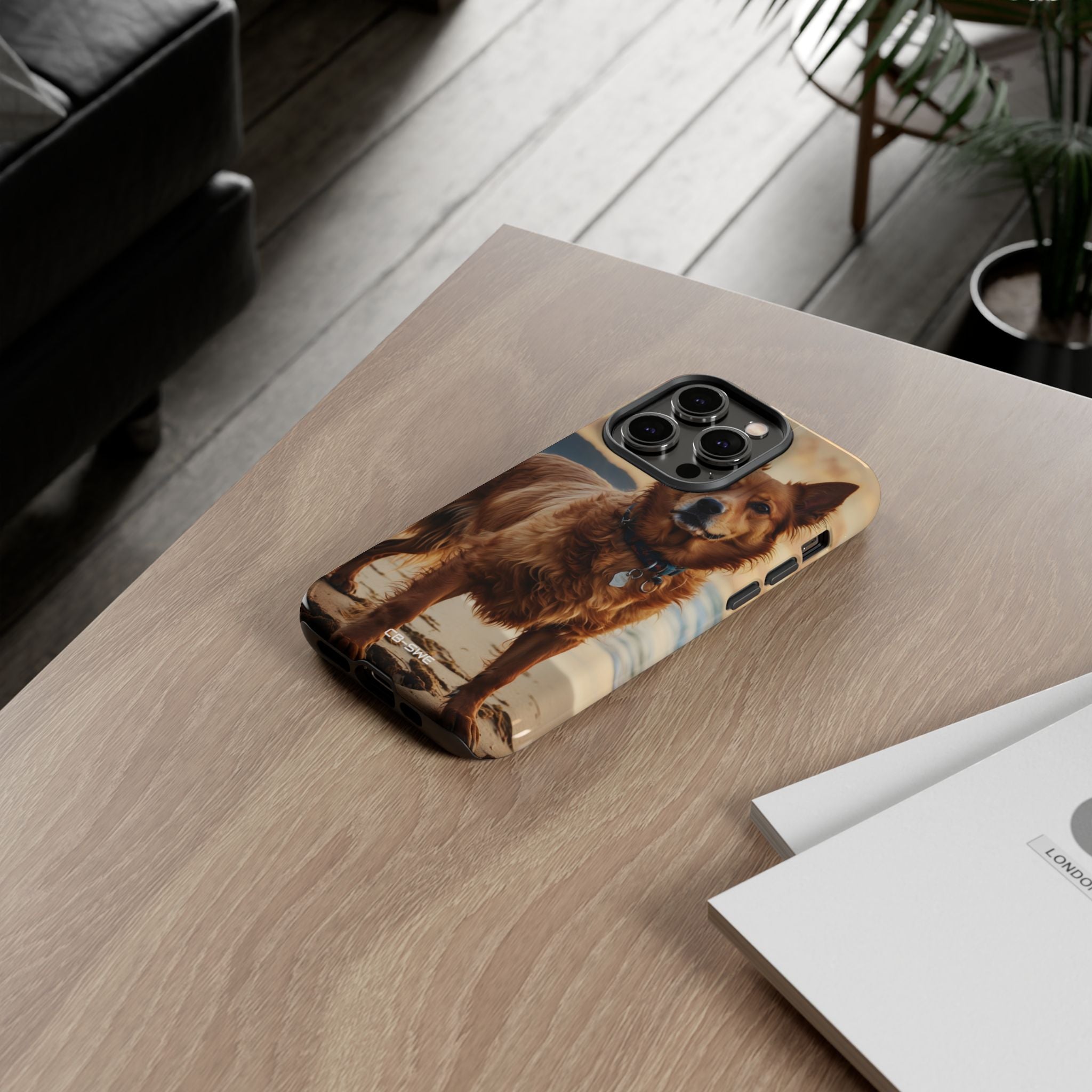 Golden Dog Plays - iPhone Case