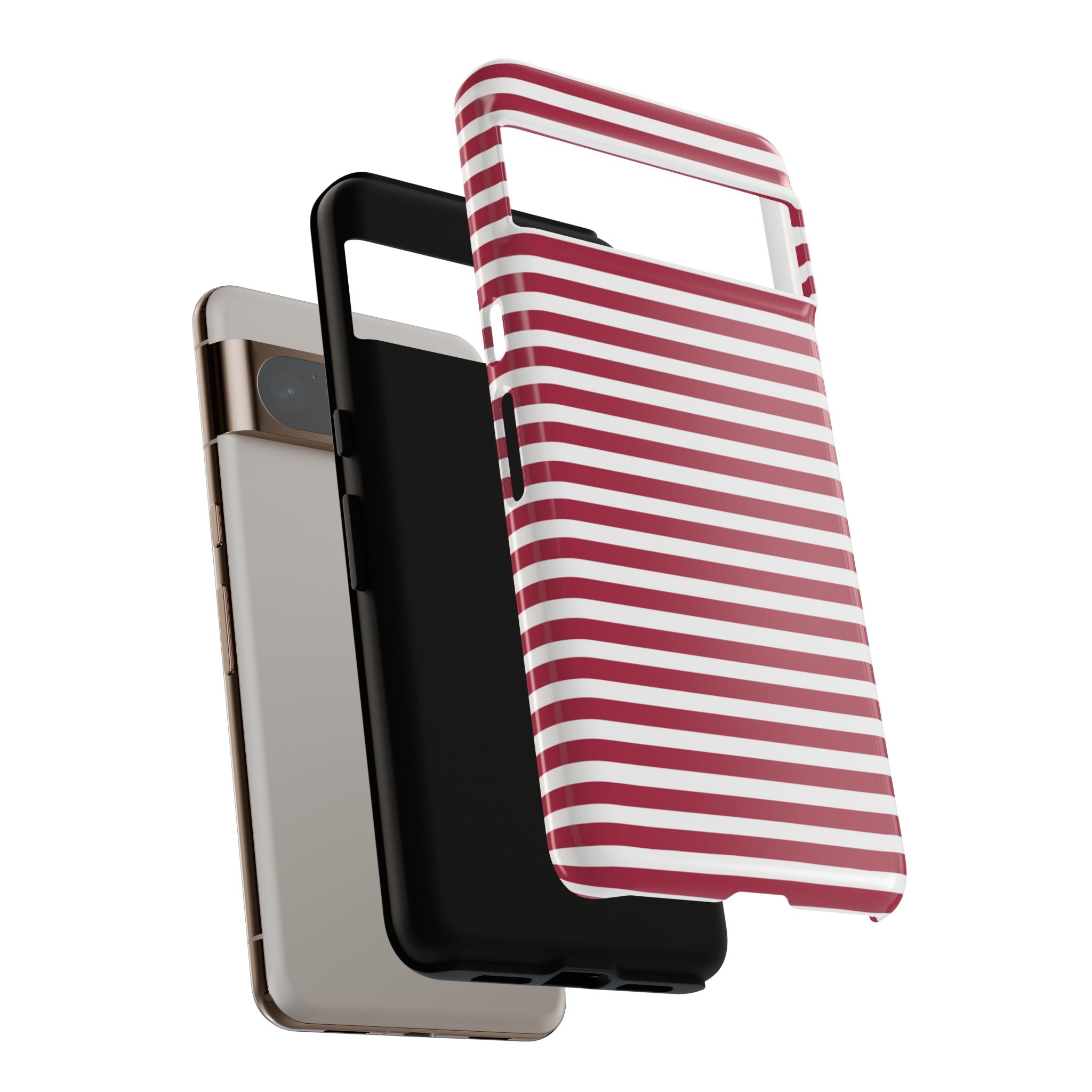 Red Stripes Wrap - Google Pixel Case