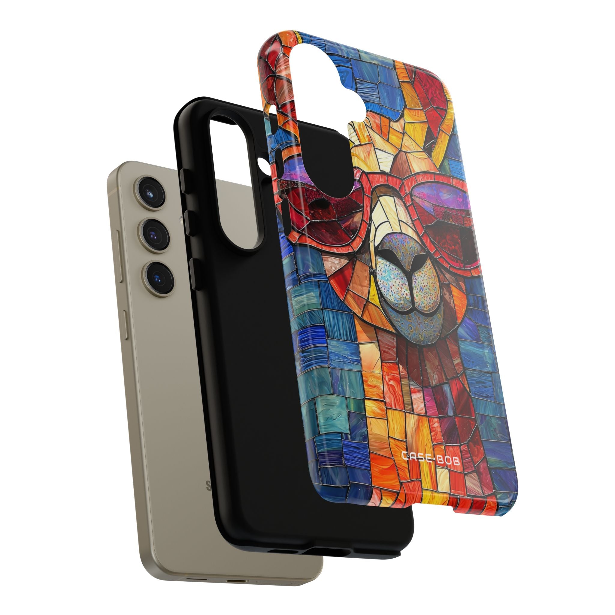Llama Glow Samsung S24 Case - Tough