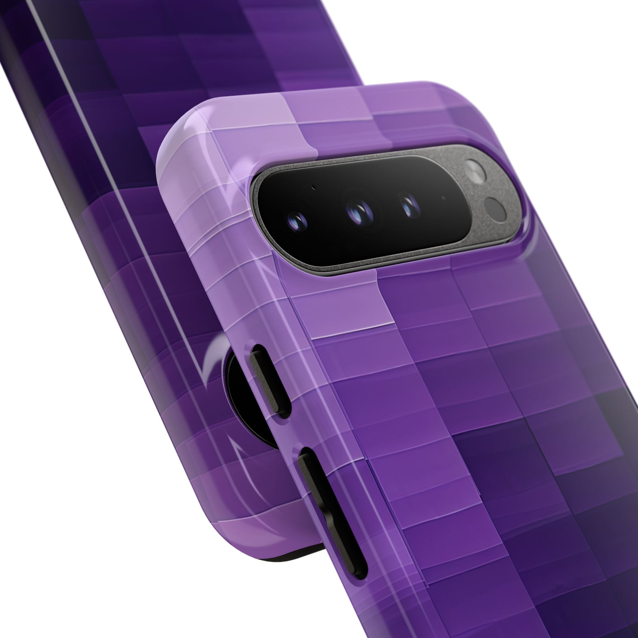 Purple Horizon Grid Google Pixel 9 - Tough